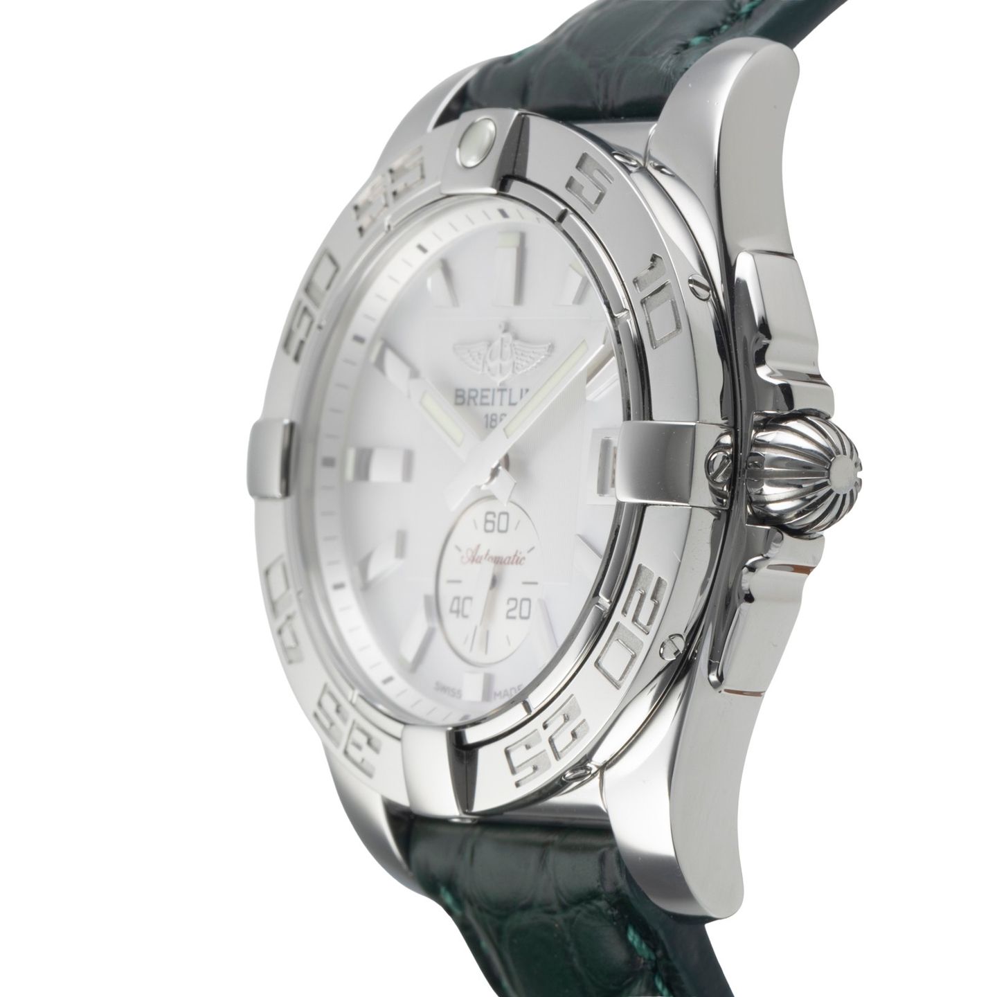 Breitling Galactic 36 A37330 (2012) - Wit wijzerplaat 36mm Staal (6/8)