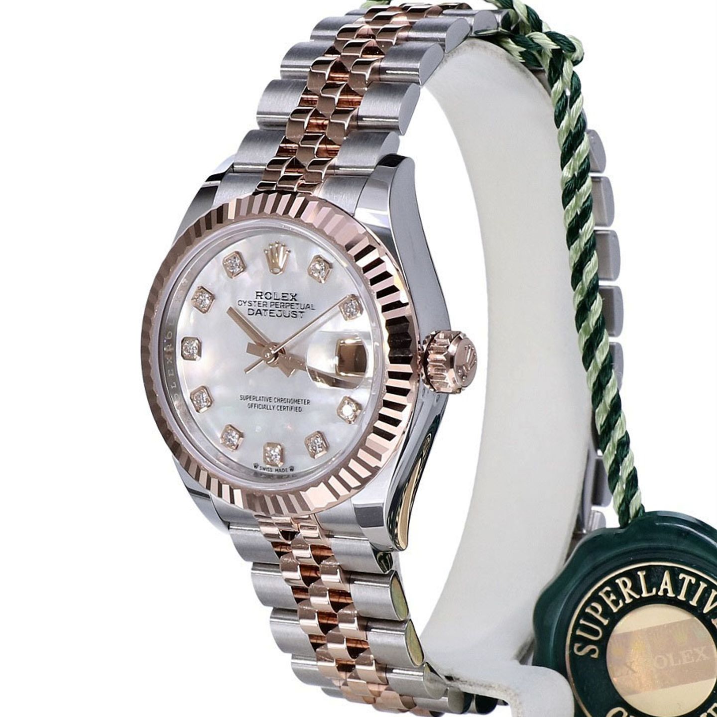 Rolex Lady-Datejust 279171 (2023) - Pearl dial 28 mm Steel case (2/8)