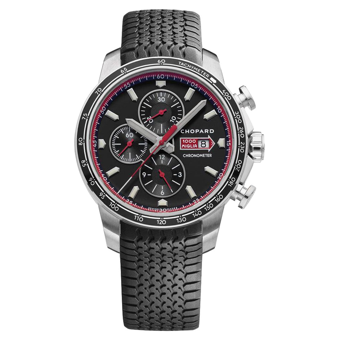 Chopard Mille Miglia 168571-3001 (2024) - Zwart wijzerplaat 44mm Staal (3/3)