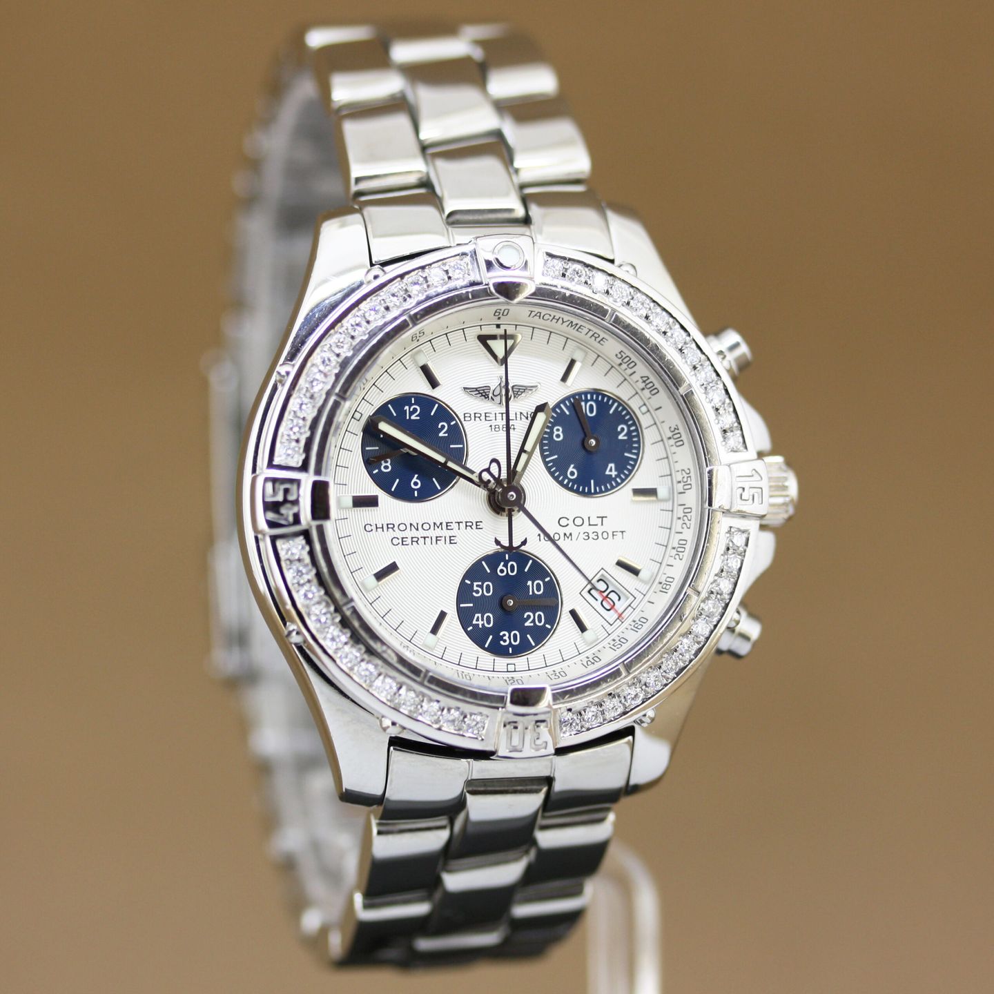Breitling Colt Chronograph A73350 (2003) - 38 mm Steel case (3/8)
