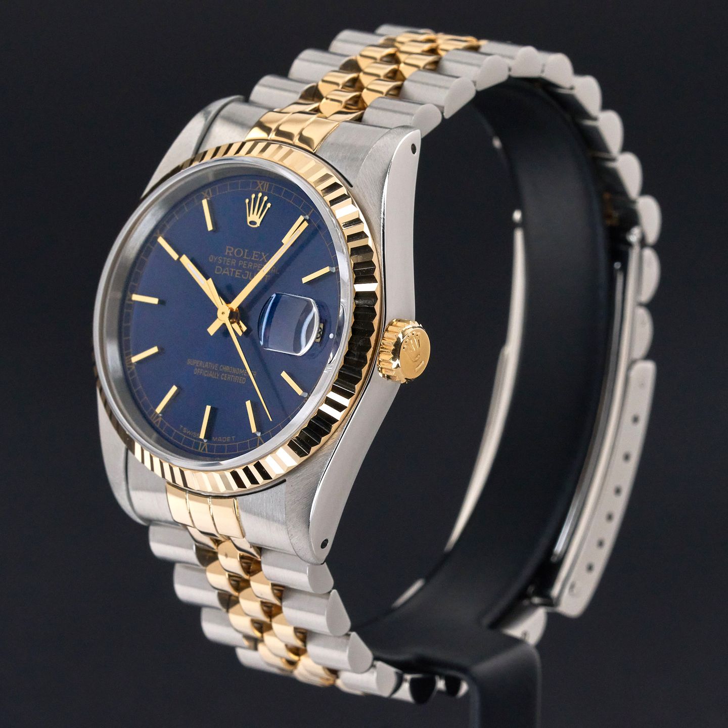 Rolex Datejust 36 16233 (1988) - 36 mm Gold/Steel case (4/8)