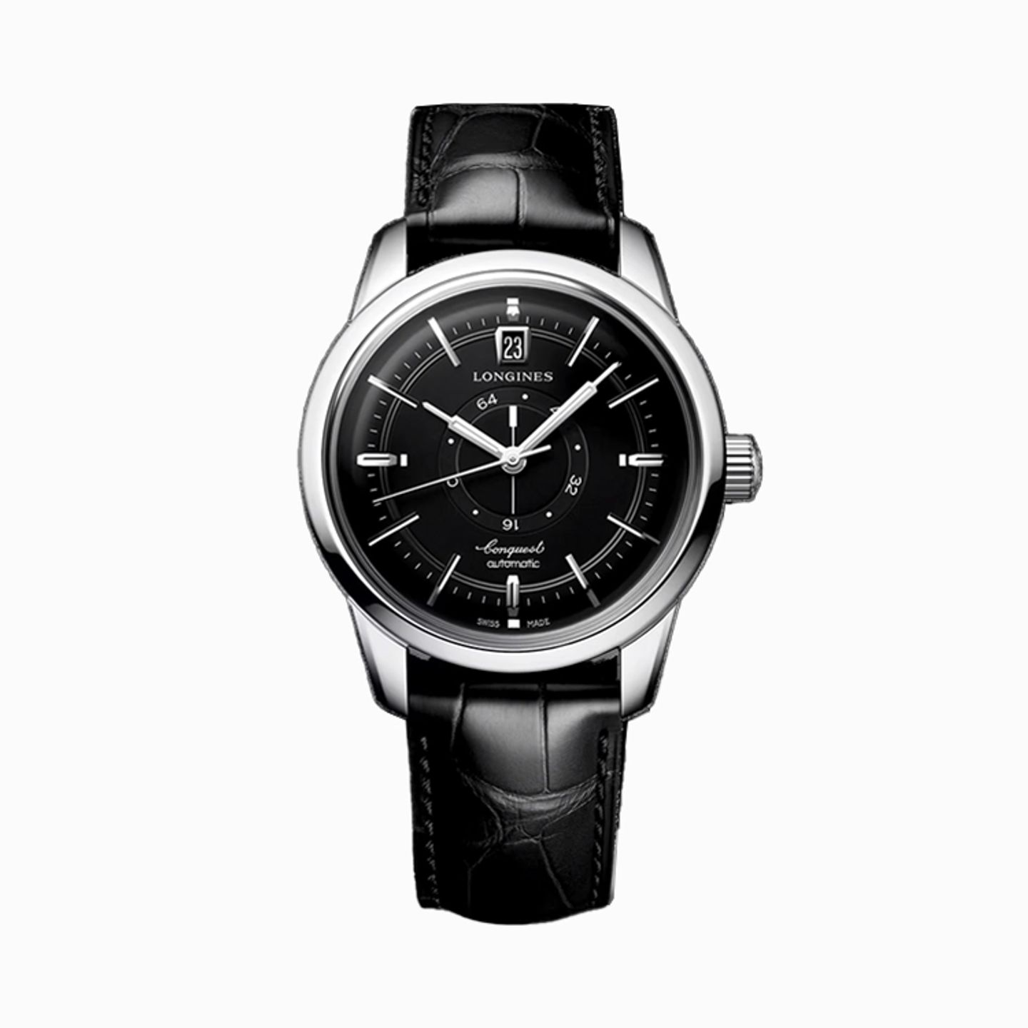 Longines Conquest Heritage L1.648.4.52.2 (2025) - Black dial 38 mm Steel case (1/1)