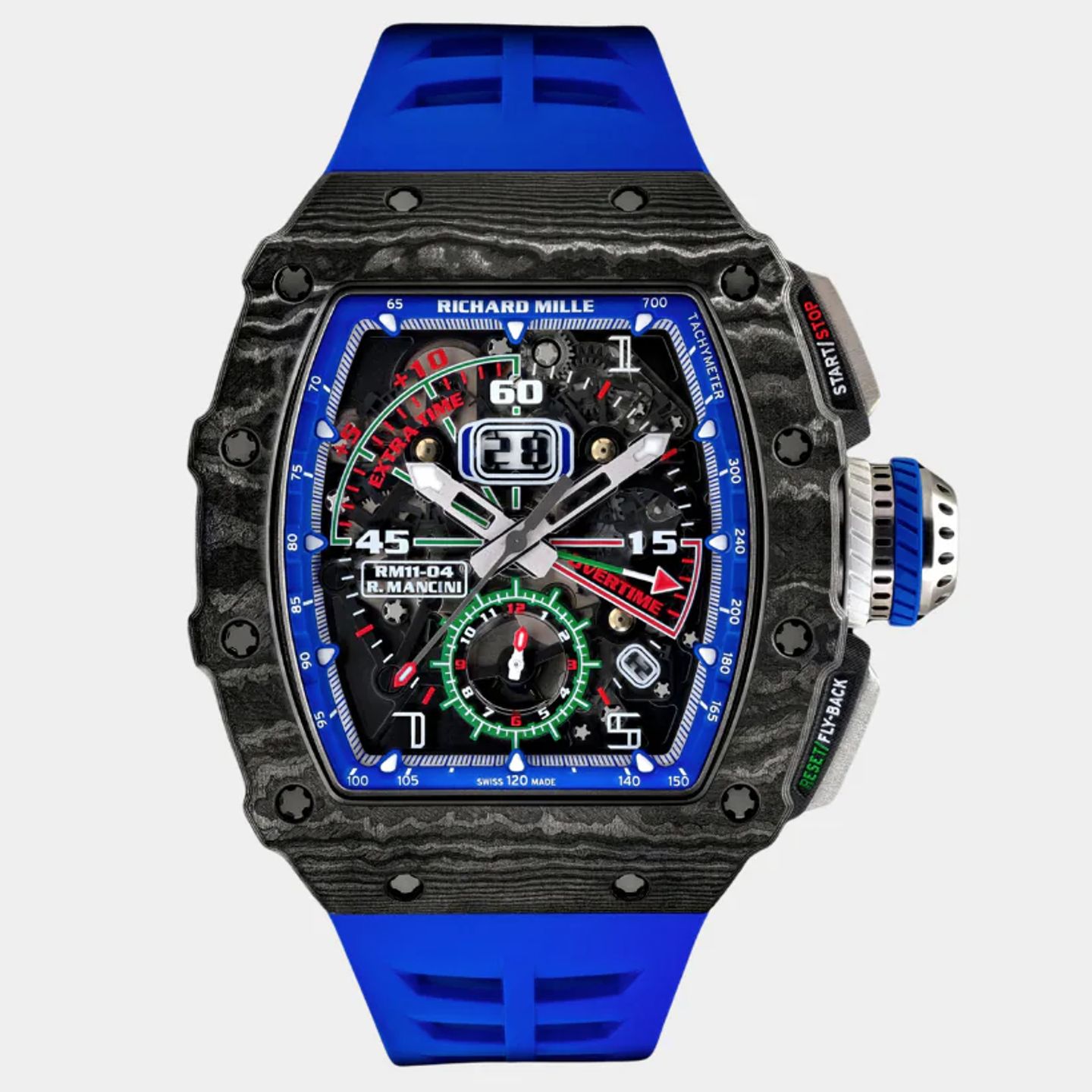 Richard Mille RM 011 RM11-04 (2019) - Transparant wijzerplaat 42mm Carbon (1/1)