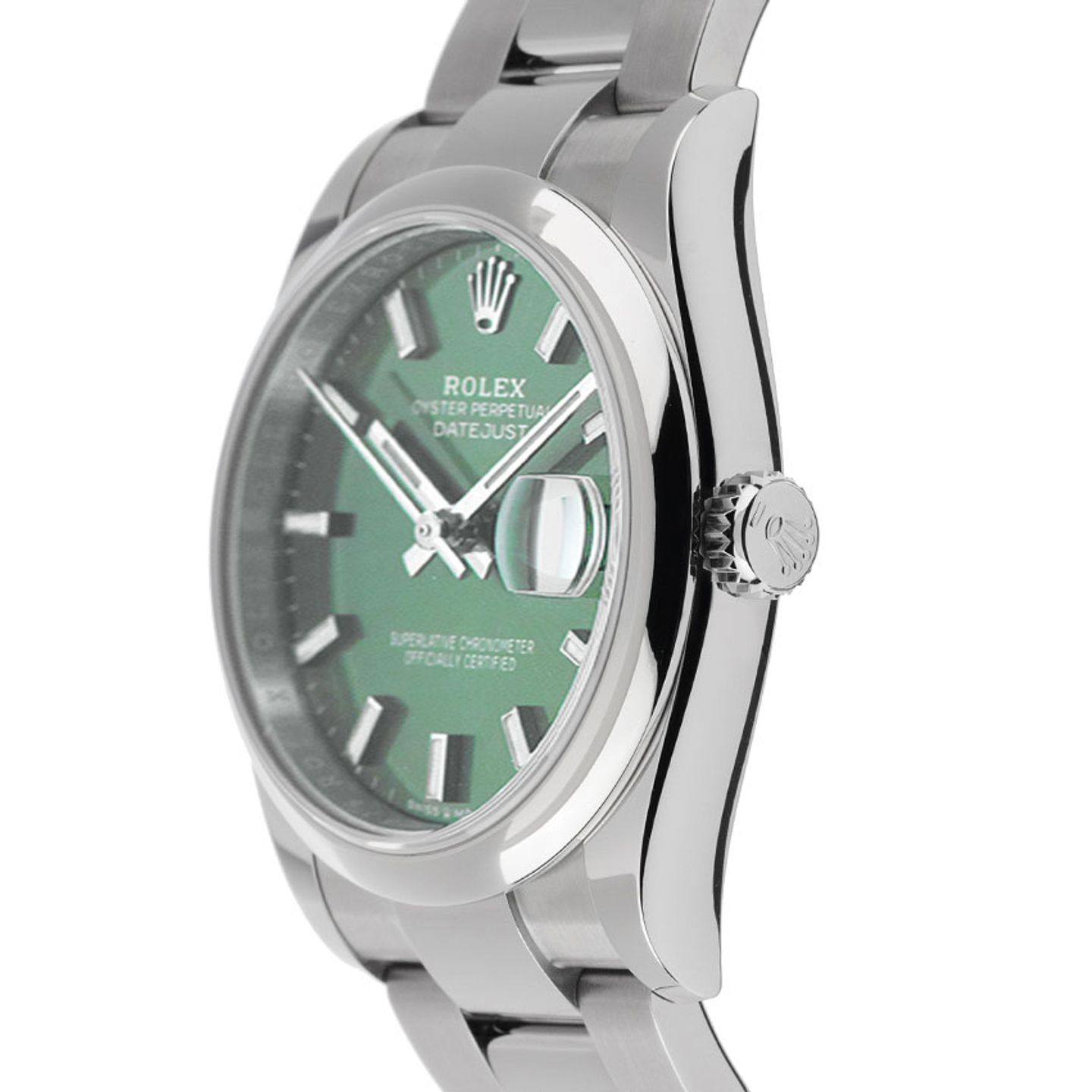 Rolex Datejust 36 126200 (2023) - Green dial 36 mm Steel case (4/7)