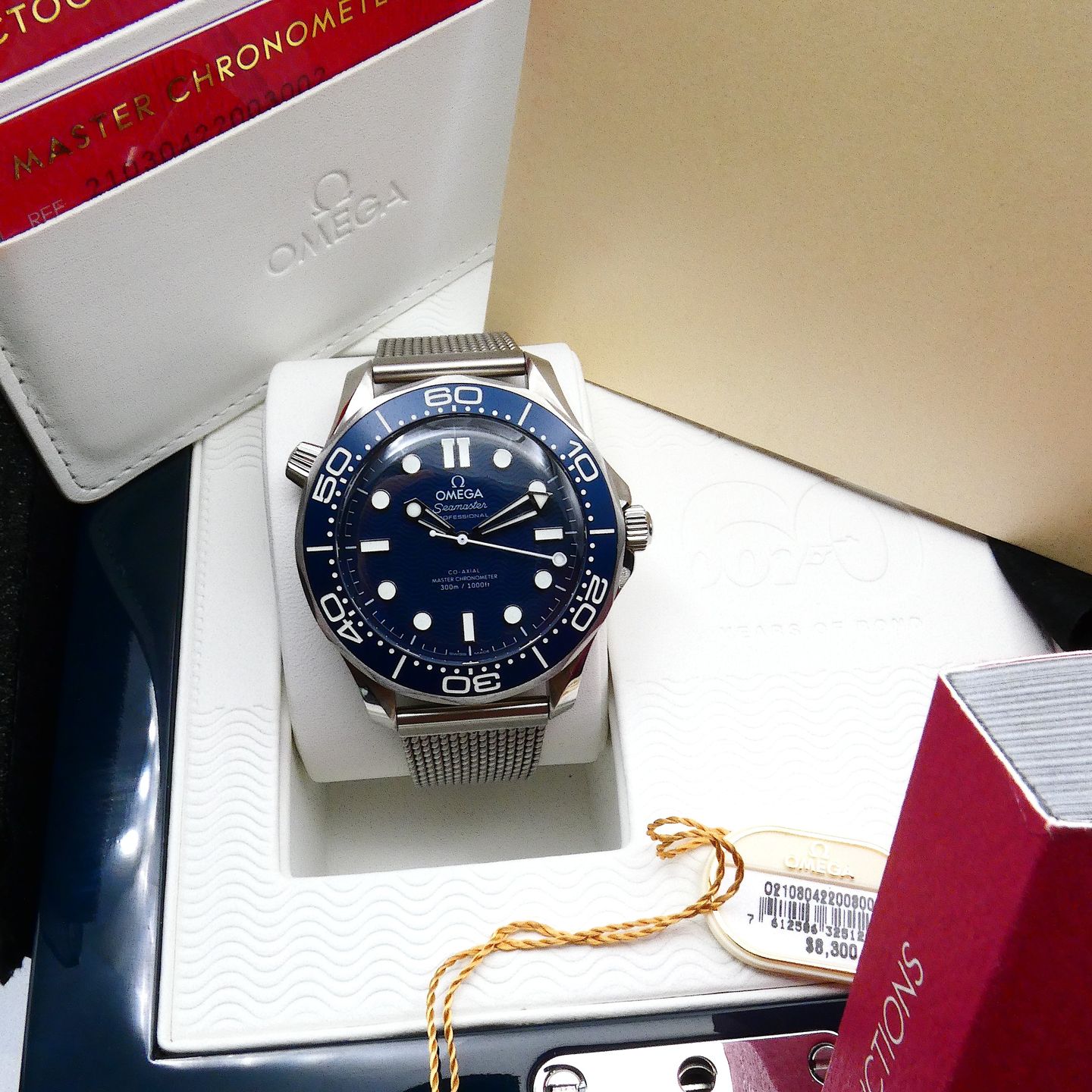 Omega Seamaster Diver 300 M 210.30.42.20.03.002 (2024) - Blauw wijzerplaat 42mm Staal (3/4)