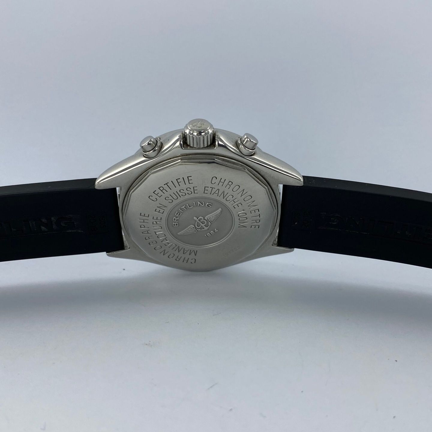 Breitling Transocean - (Unknown (random serial)) - Black dial 41 mm Steel case (6/7)