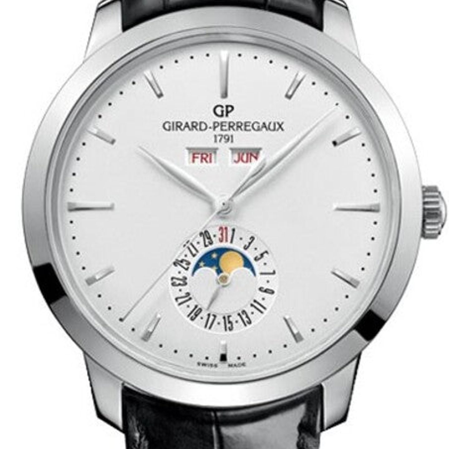 Girard-Perregaux 1966 49535-11-131-BB60 (2026) - Silver dial 41 mm Steel case (1/1)