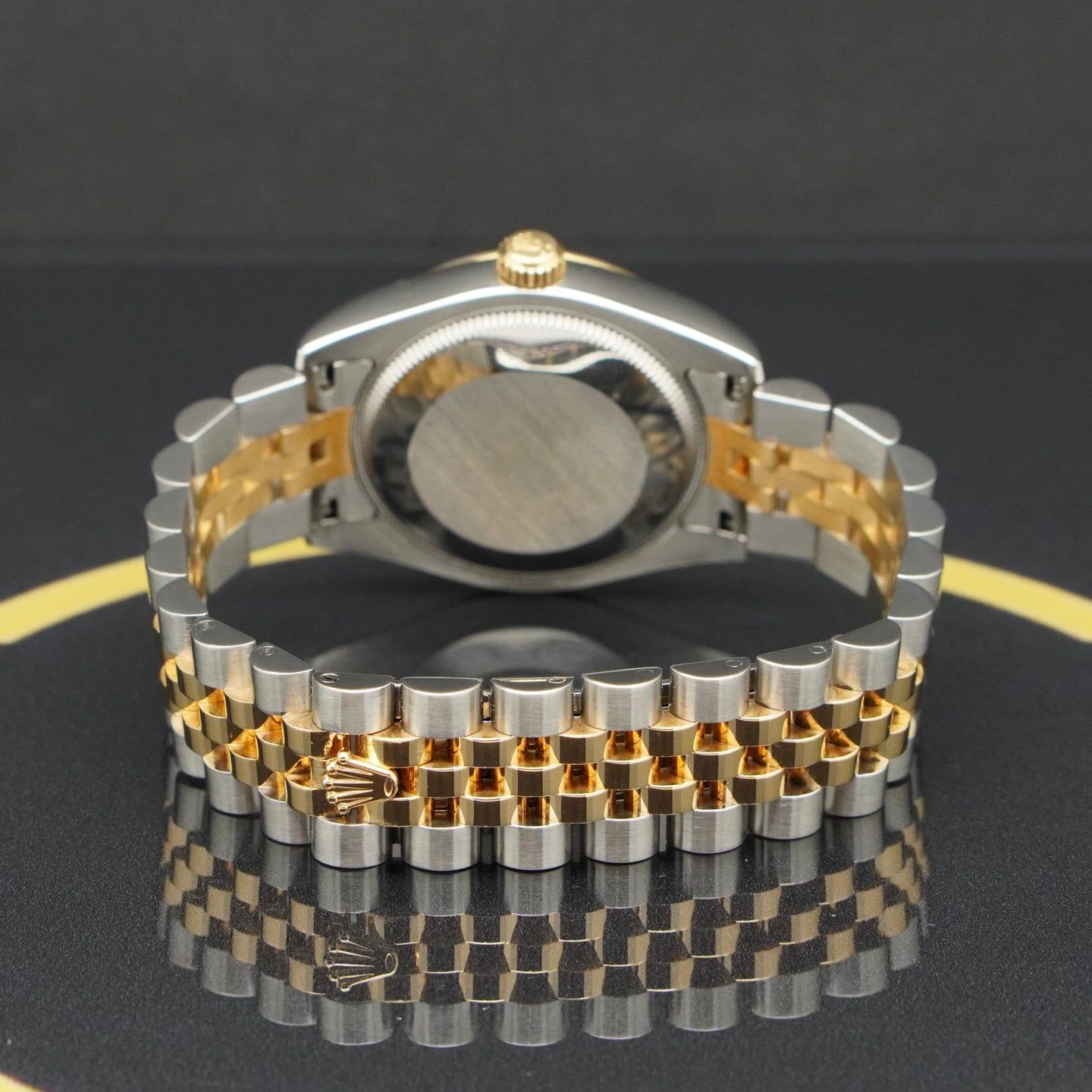 Rolex Lady-Datejust 178273 (2013) - Zwart wijzerplaat 31mm Goud/Staal (7/7)