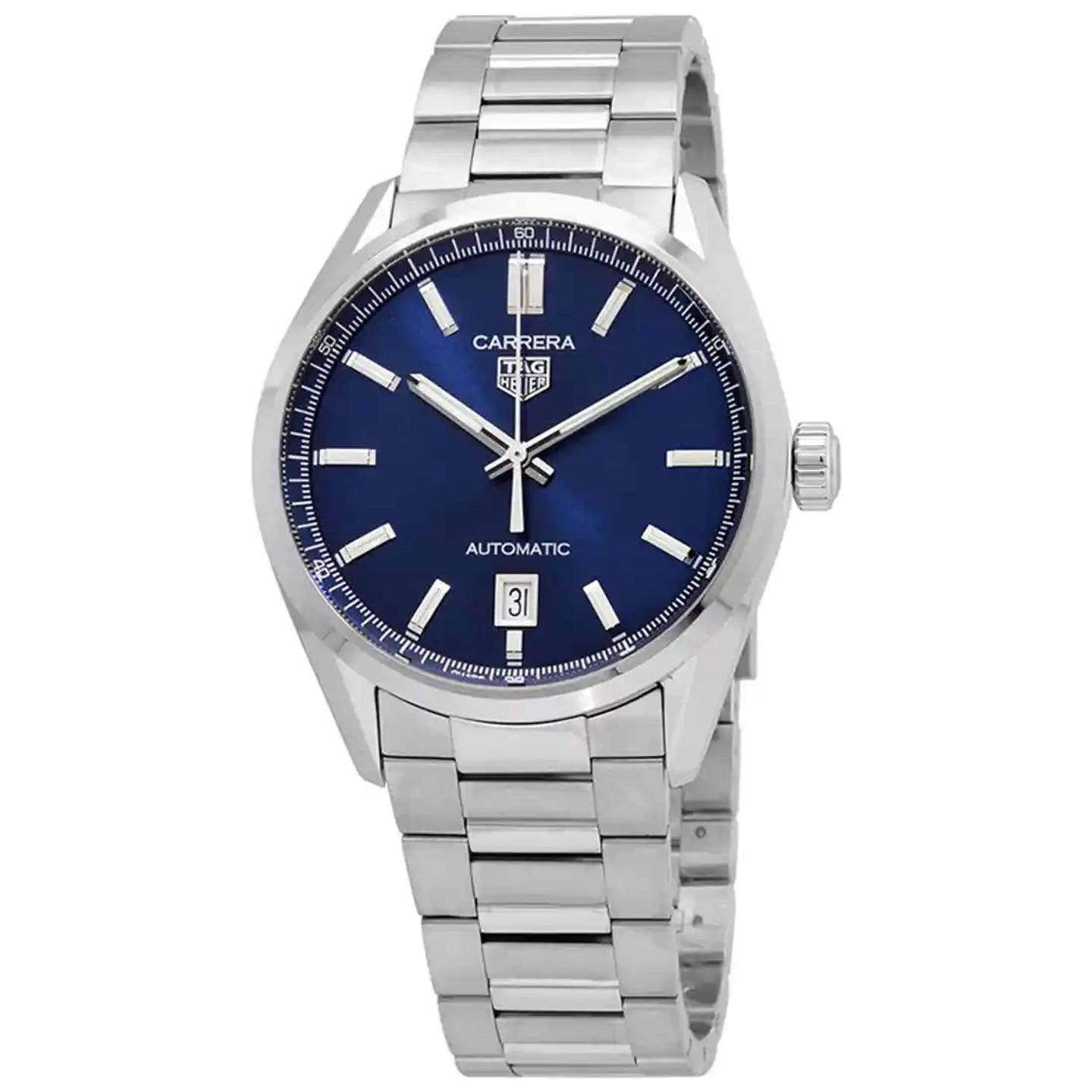 TAG Heuer Carrera Calibre 5 WBN2112.BA0639 (2025) - Blue dial 39 mm Steel case (3/3)
