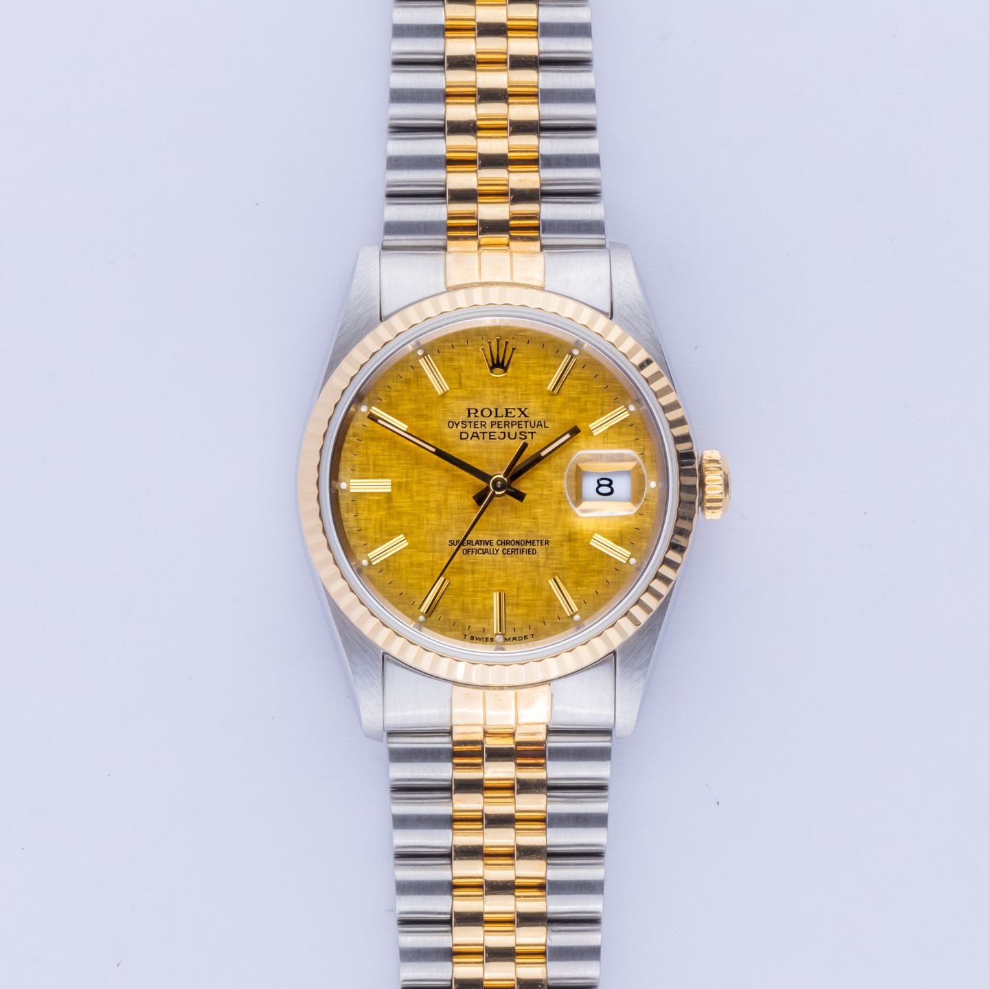 Rolex Datejust 36 16233 (1991) - 36mm Goud/Staal (3/8)