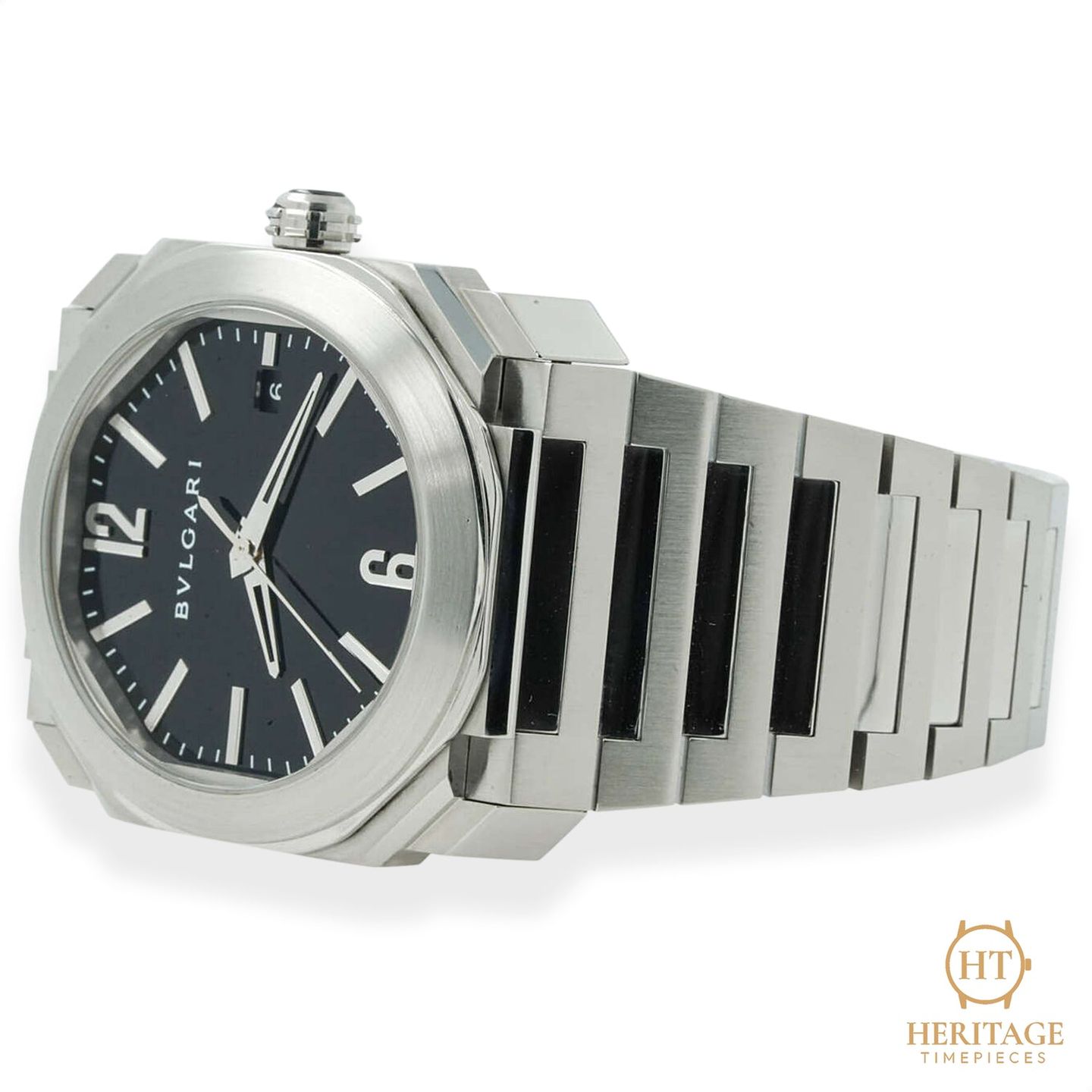 Bulgari Octo BGO 38 S (Onbekend (willekeurig serienummer)) - 39mm Staal (6/8)