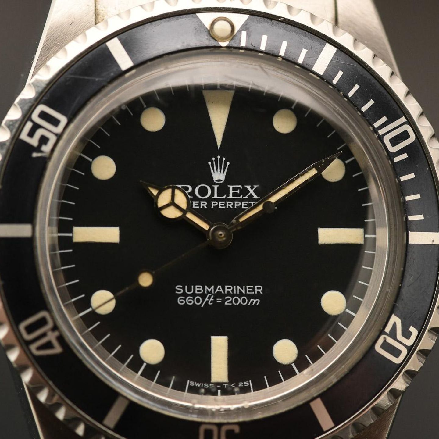 Rolex Submariner No Date 5513 (1982) - Zwart wijzerplaat 40mm Staal (7/8)