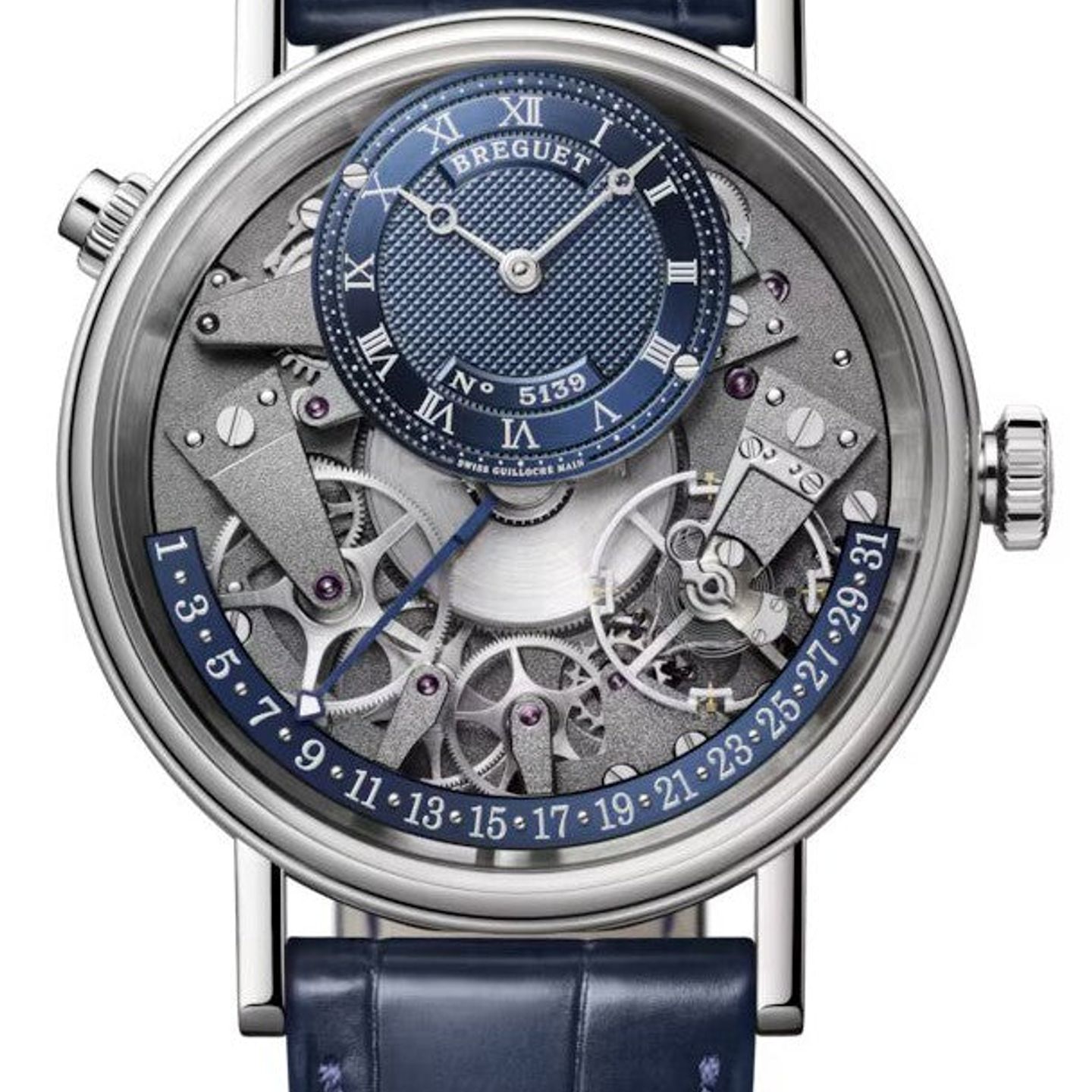 Breguet Tradition 7597BB/GY/9WU (2025) - Blue dial 40 mm White Gold case (1/1)