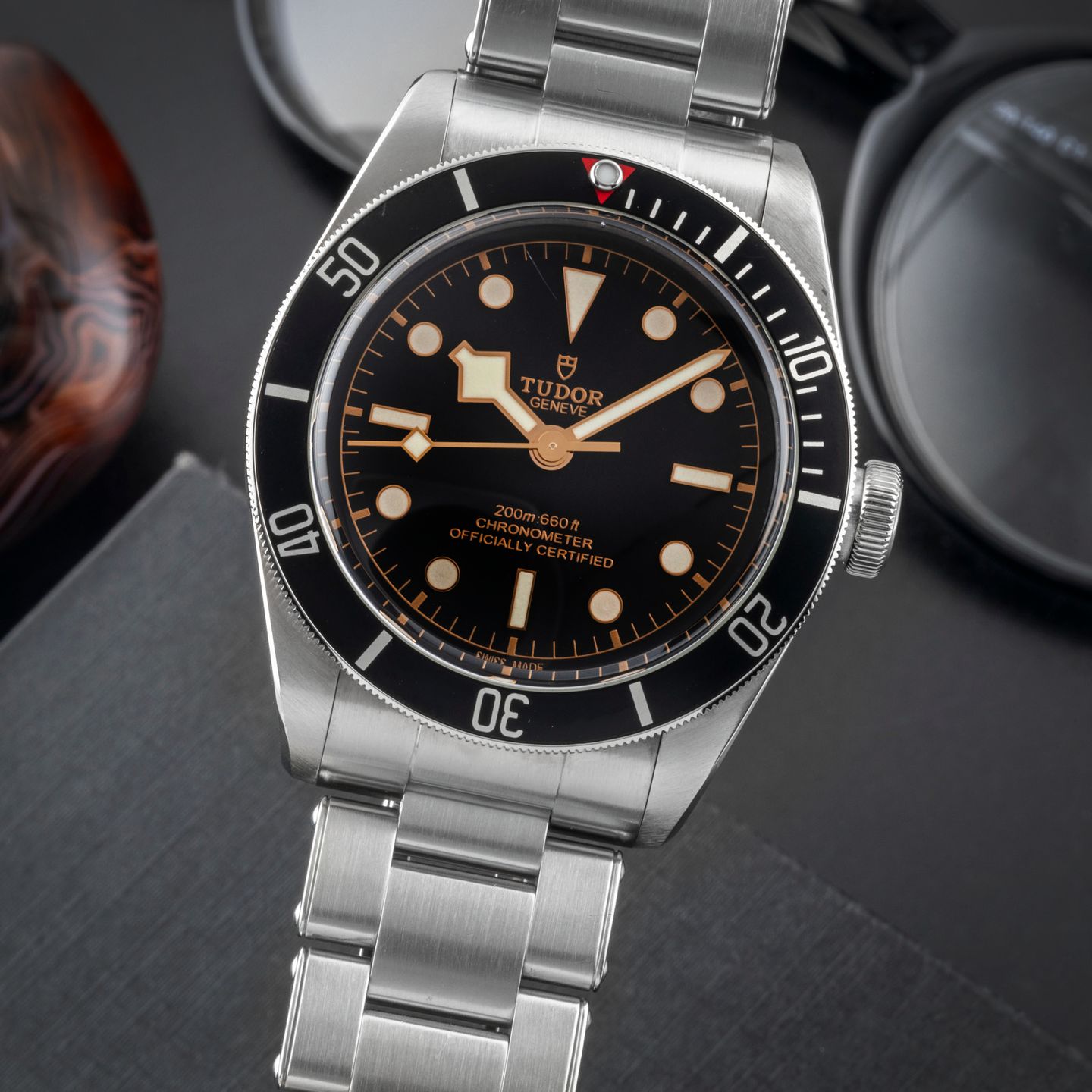 Tudor Black Bay Dark 79230DK (2020) - Zwart wijzerplaat 41mm Staal (3/8)