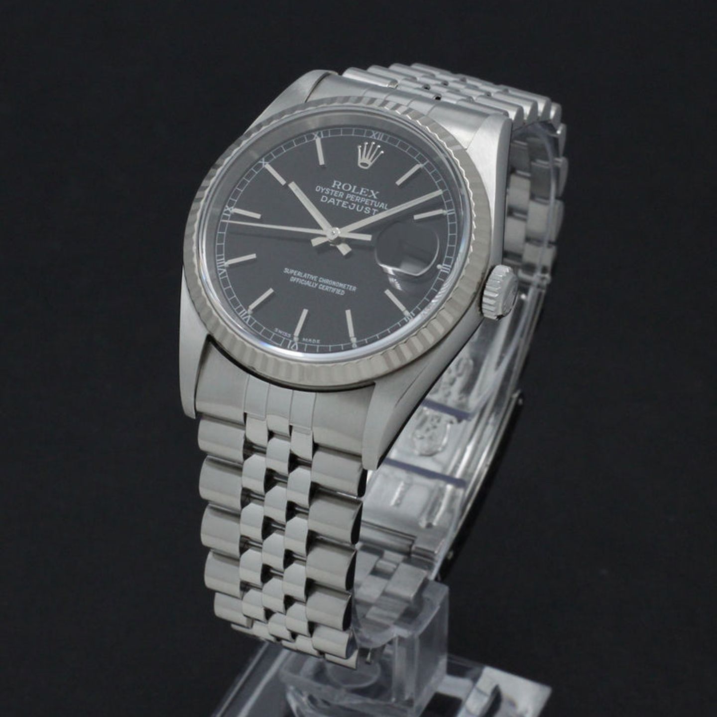 Rolex Datejust 36 16234 (2004) - Zwart wijzerplaat 36mm Staal (5/7)