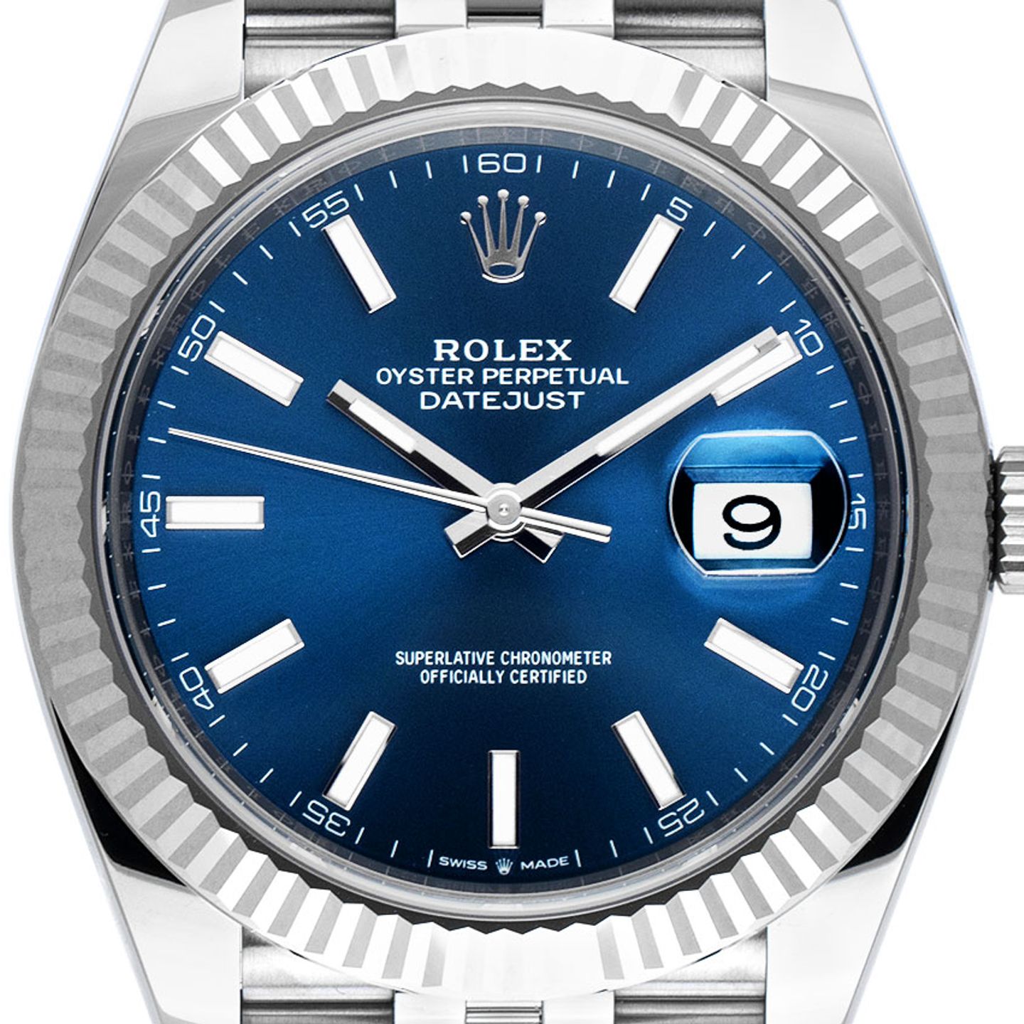 Rolex Datejust 41 126334 (2022) - Blue dial 41 mm Steel case (1/7)