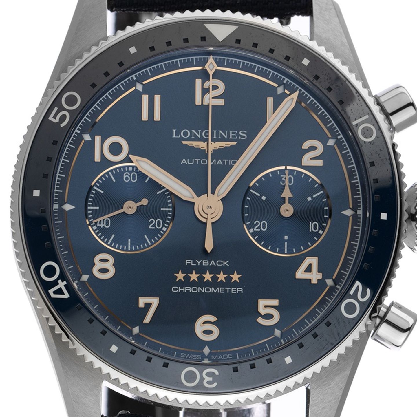 Longines Spirit L3.821.4.93.2 (2025) - Blue dial 42 mm Steel case (1/6)