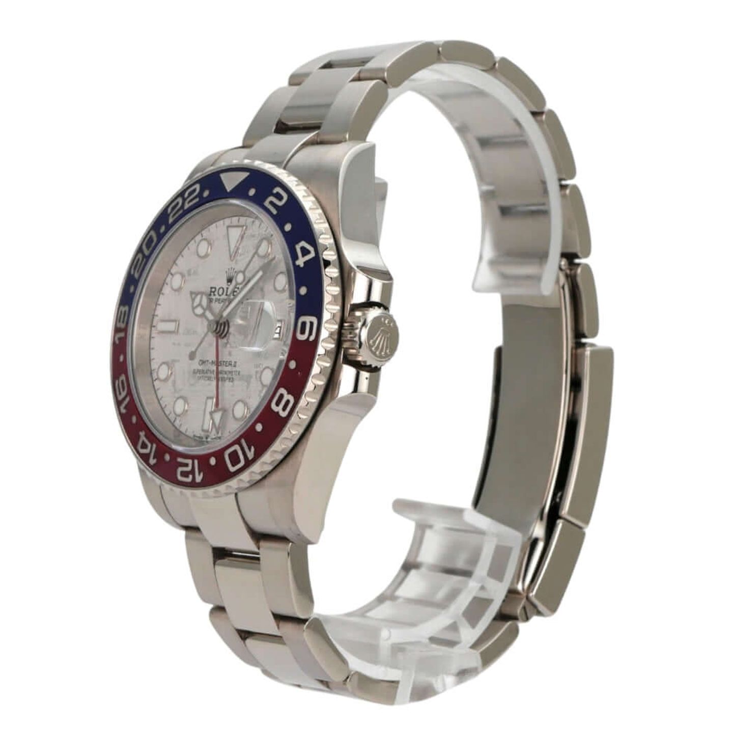 Rolex GMT-Master II 126719BLRO (2020) - Silver dial 40 mm White Gold case (3/8)