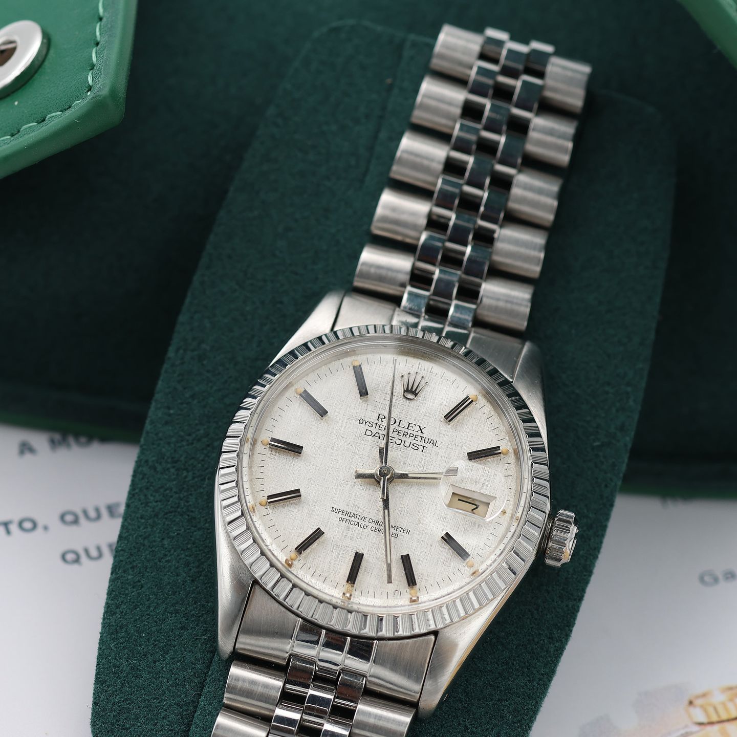Rolex Datejust 36 16030 (Onbekend (willekeurig serienummer)) - Zilver wijzerplaat 36mm Staal (1/8)