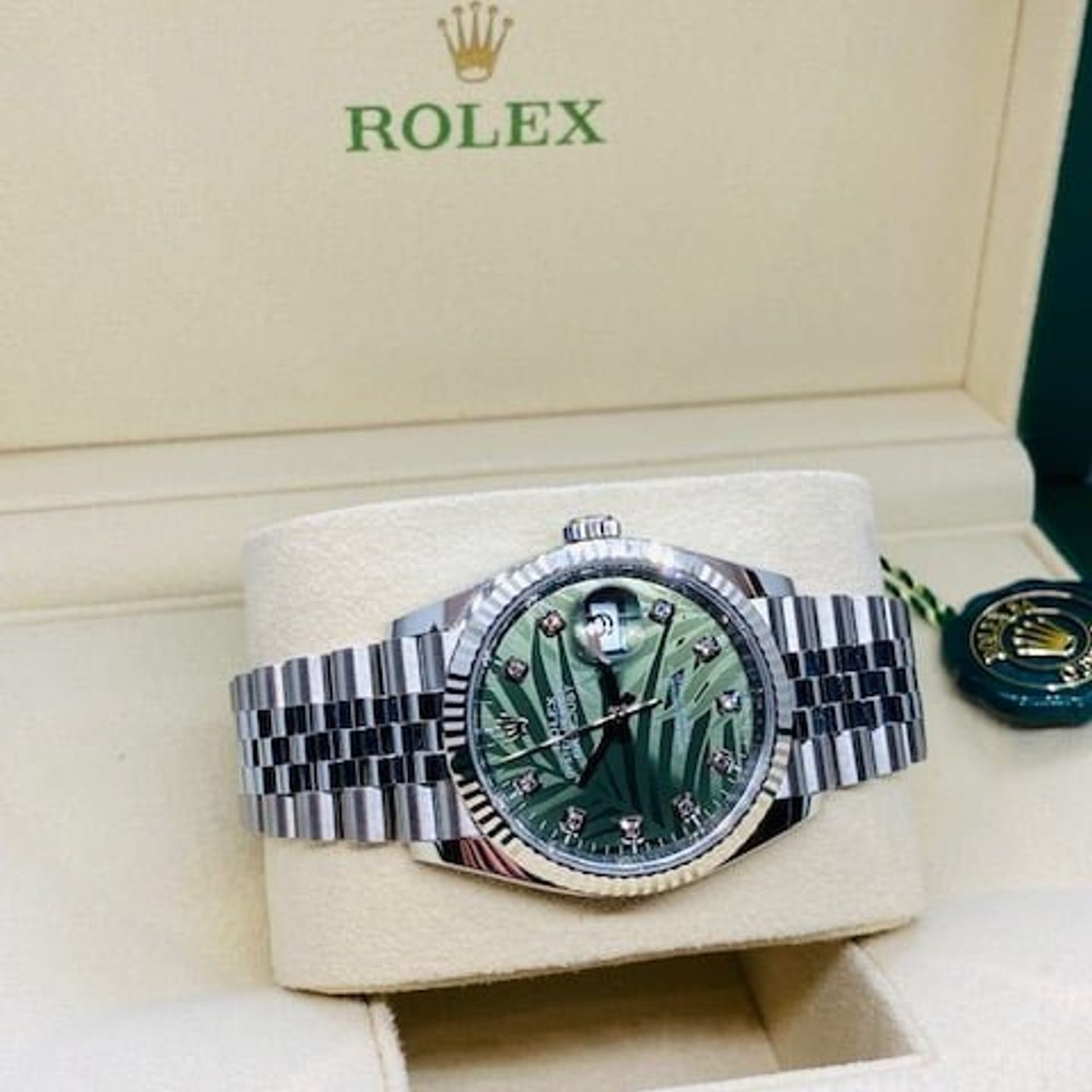 Rolex Datejust 36 126234 (2023) - Green dial 36 mm Steel case (4/4)