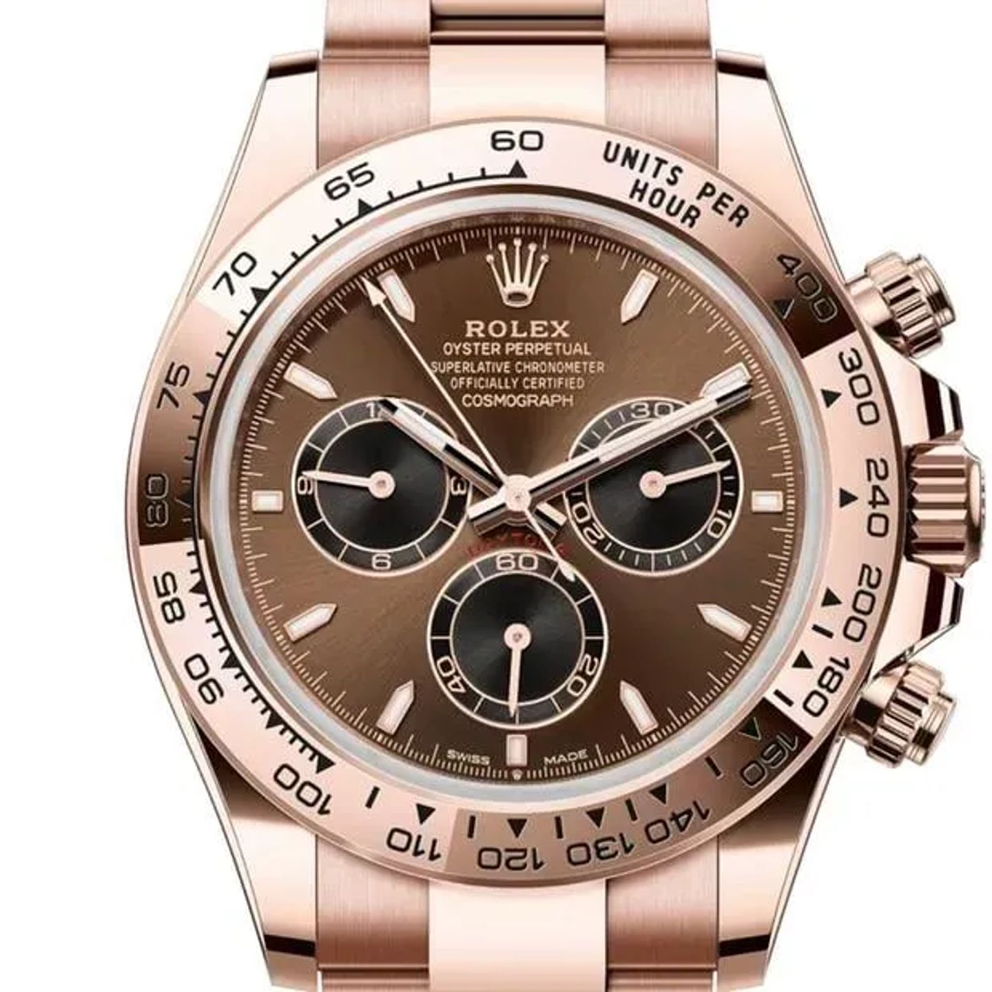 Rolex Daytona 126505 (2025) - Bruin wijzerplaat 40mm Roségoud (5/6)