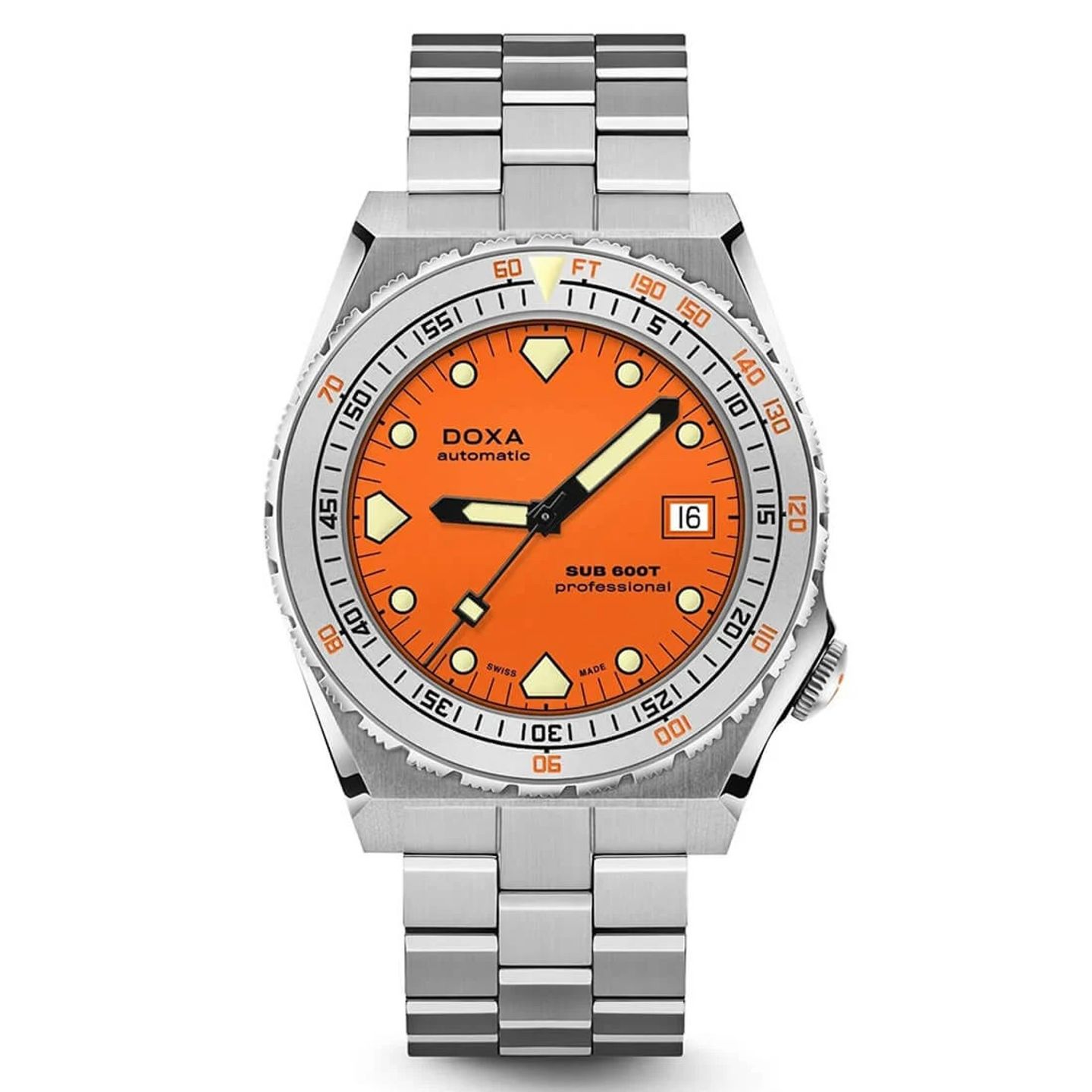 Doxa Sub 862.10.351.10 (2024) - Orange dial 45 mm Steel case (5/5)