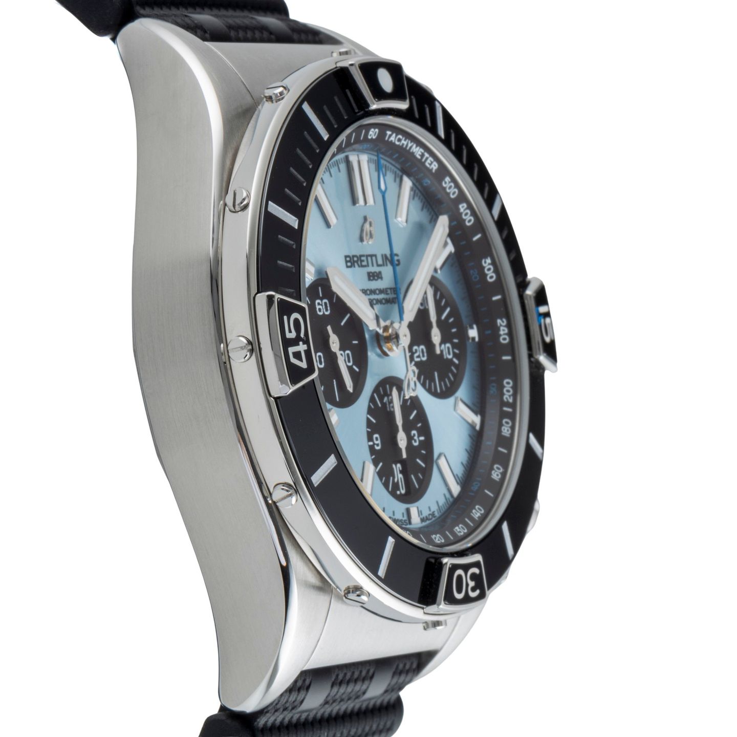 Breitling Chronomat PB0136251C1S1 (Unknown (random serial)) - Blue dial 44 mm Steel case (7/8)