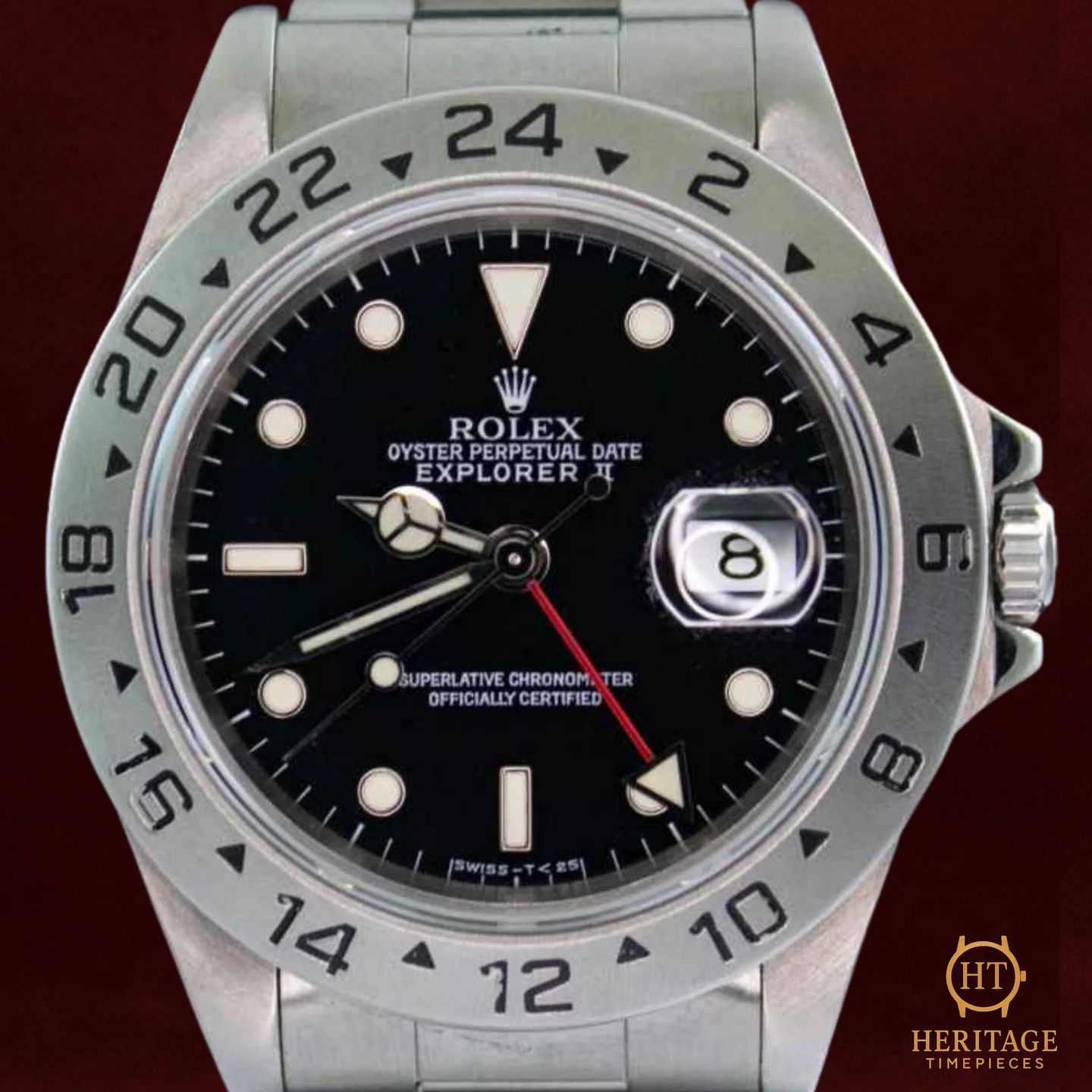 Rolex Explorer II 16570 (1995) - 40 mm Steel case (1/8)