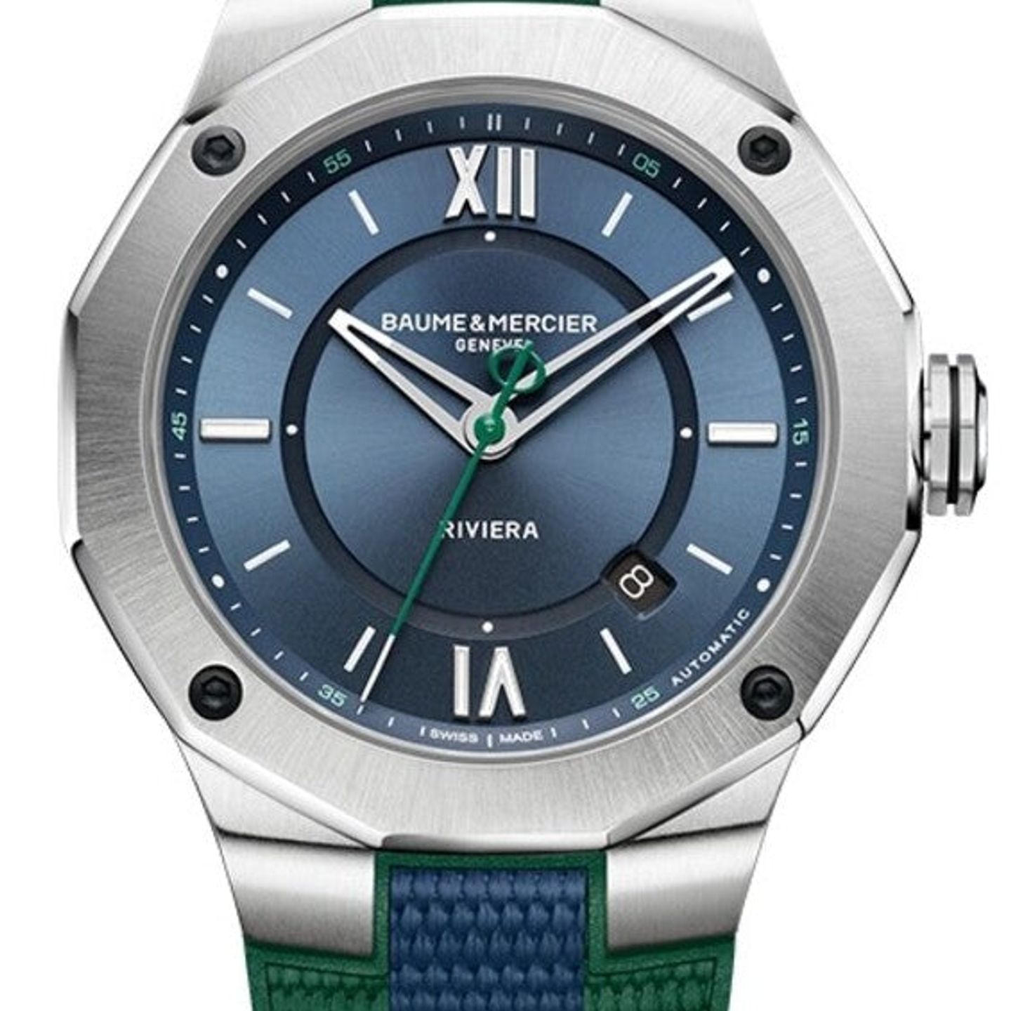 Baume & Mercier Riviera M0A10688 (2025) - Blauw wijzerplaat 42mm Staal (1/1)