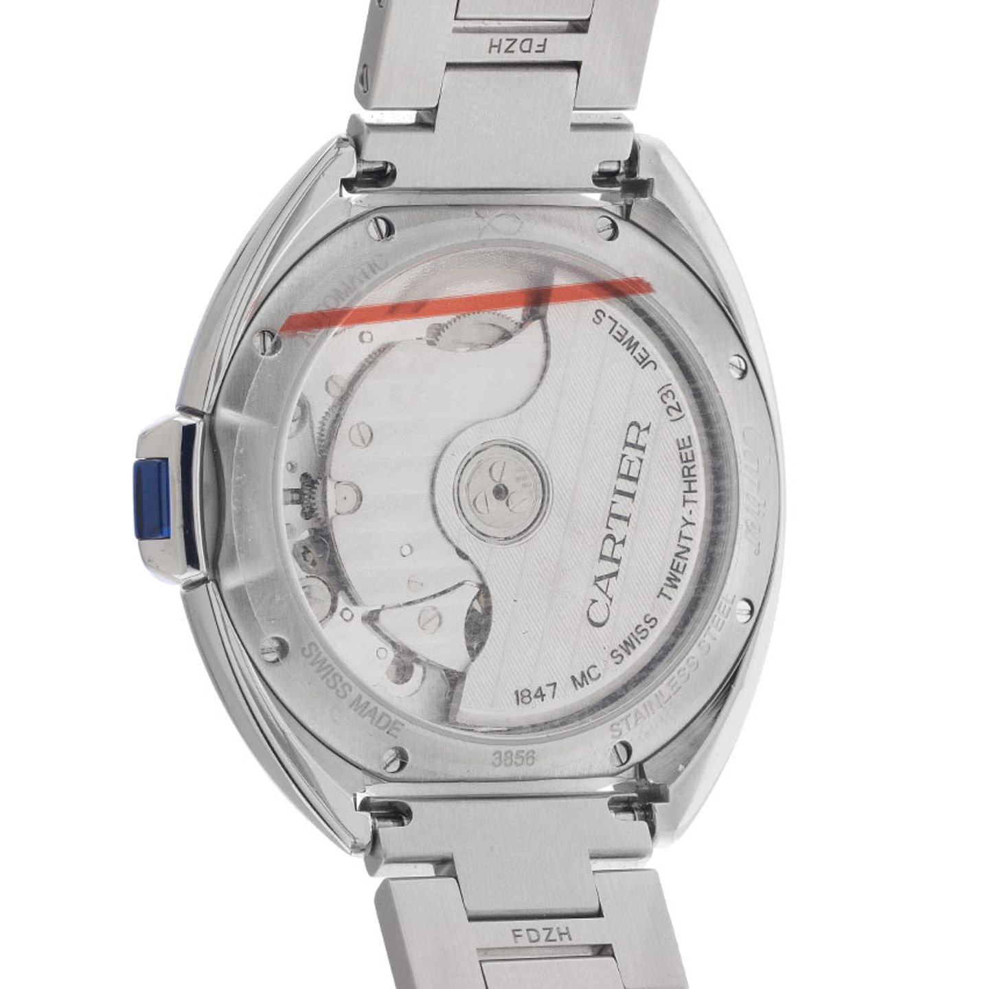 Cartier Clé de Cartier WSCL0006 (2018) - Silver dial 35 mm Steel case (6/7)