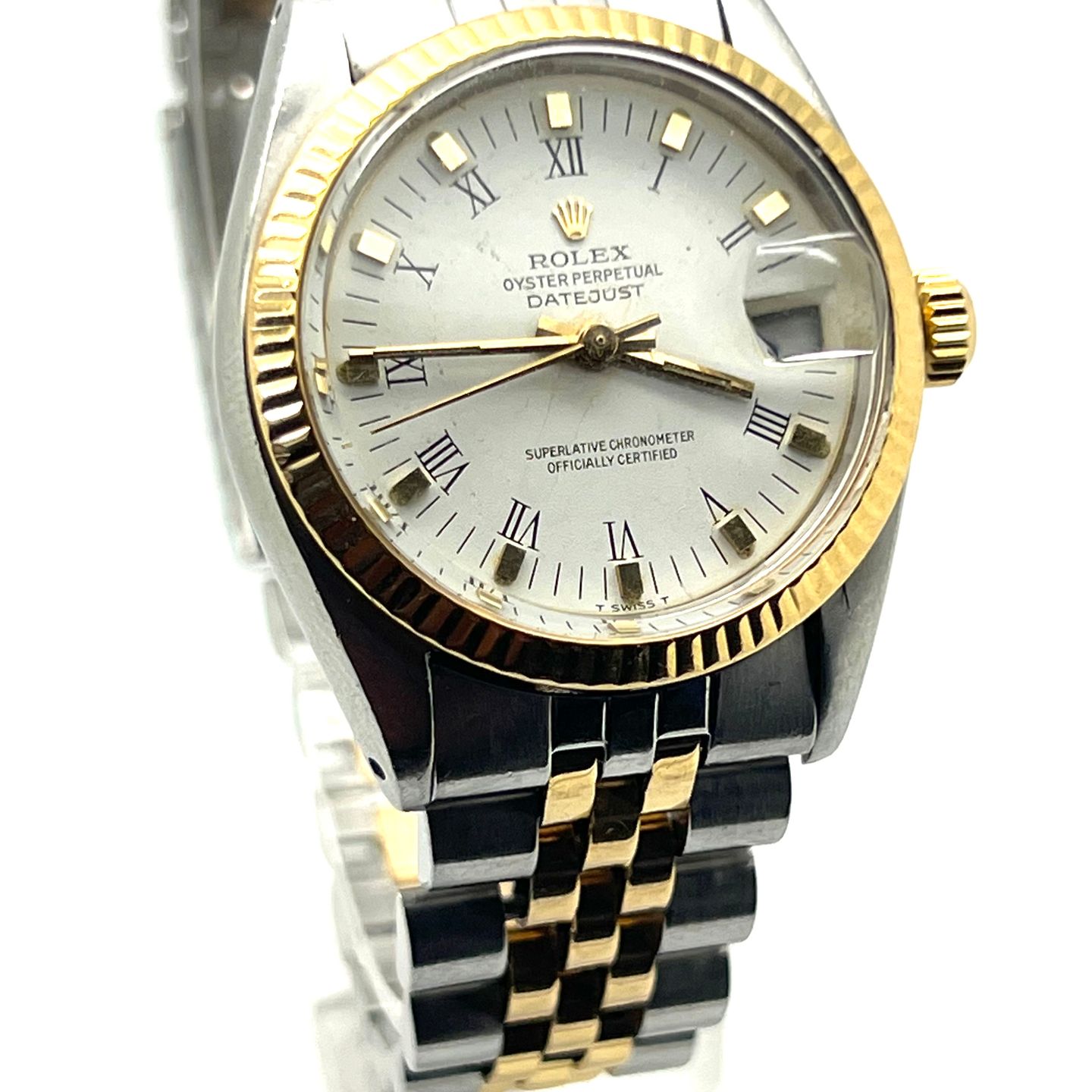 Rolex Datejust 31 68243 (1977) - White dial 31 mm Gold/Steel case (1/13)