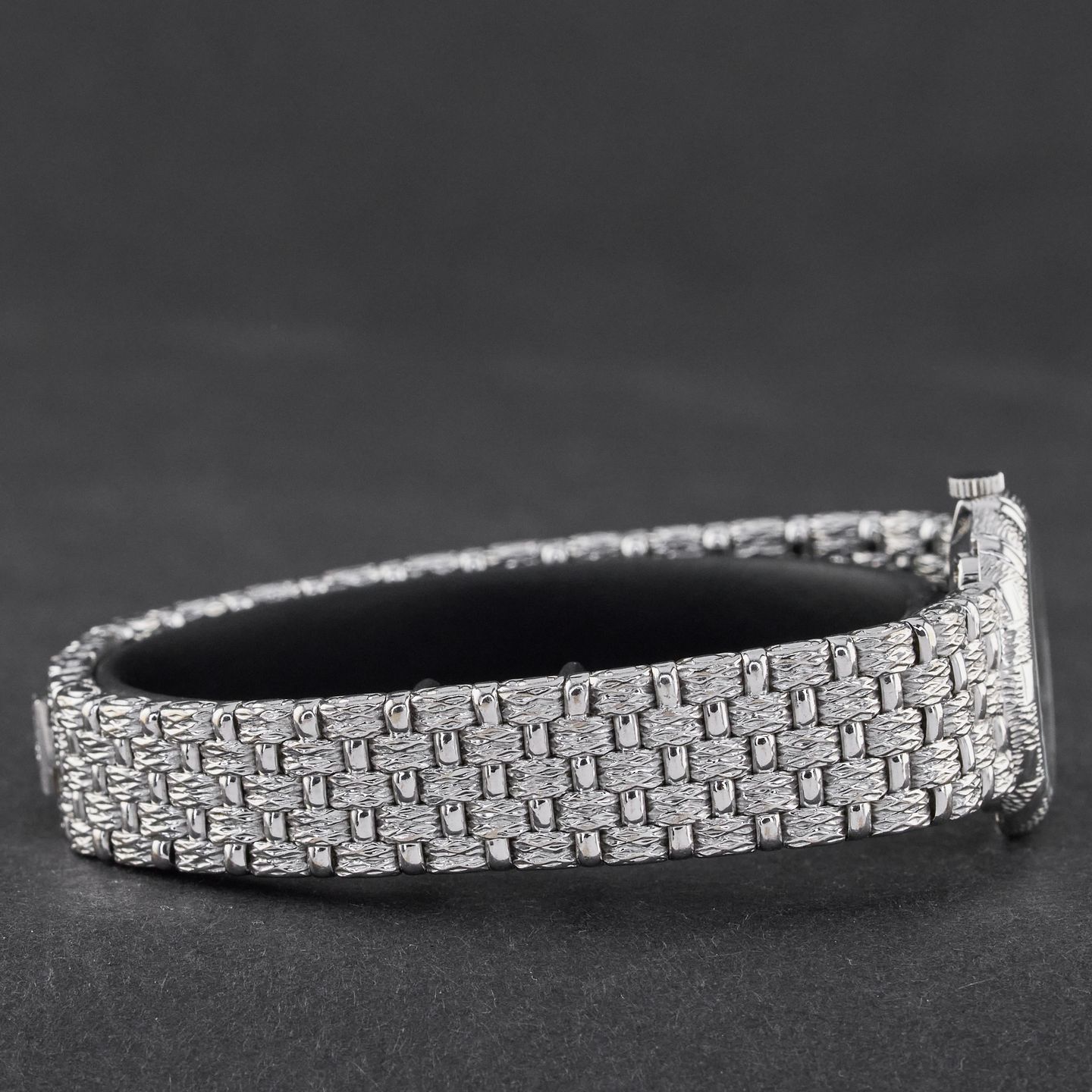 Piaget Vintage 4152D23 (Unknown (random serial)) - Diamond dial 21 mm White Gold case (6/8)