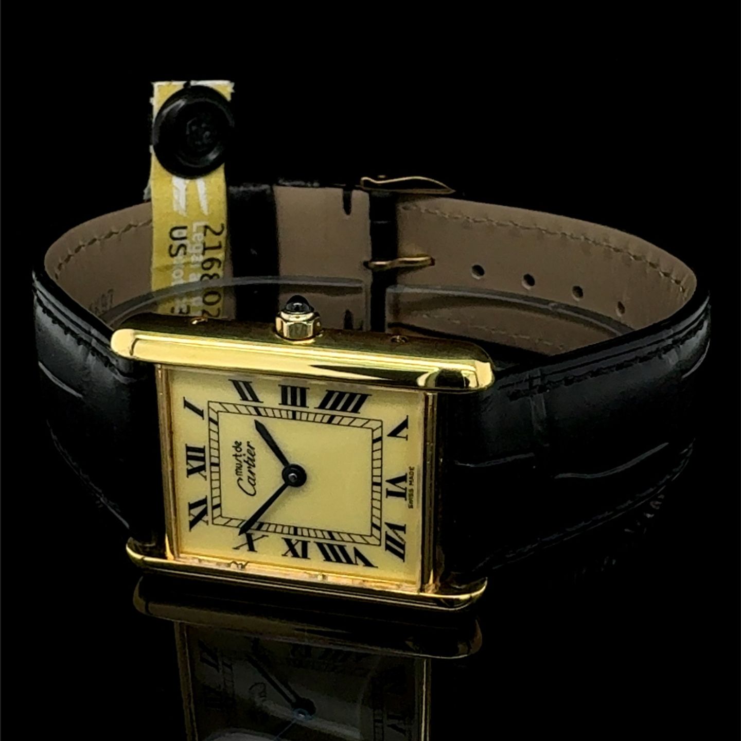 Cartier Tank Vermeil 681006 - (7/8)
