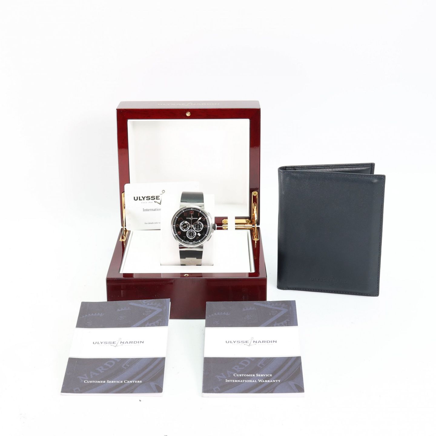 Ulysse Nardin Marine Chronograph 1503-150 (2020) - 44mm Staal (3/3)