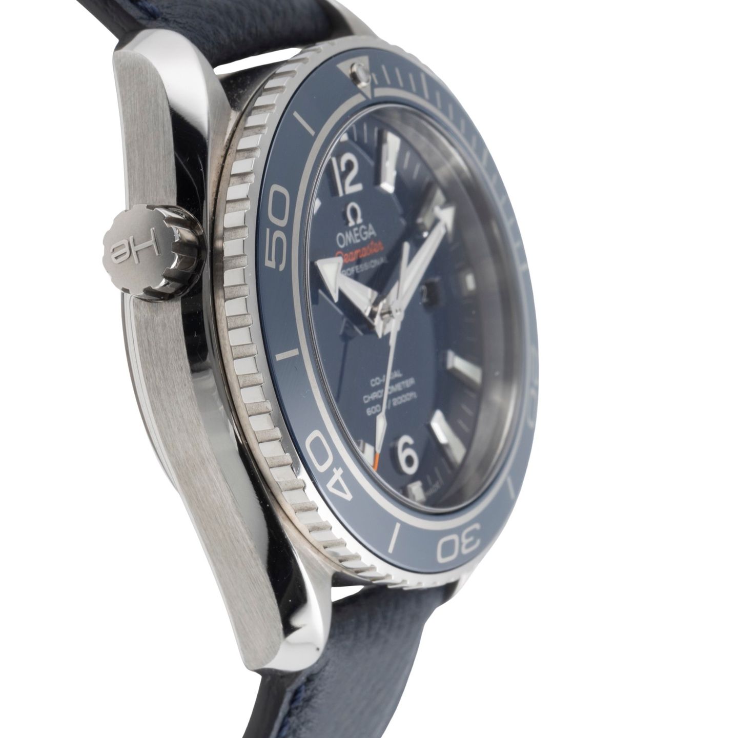 Omega Seamaster Planet Ocean 232.92.38.20.03.001 (Unknown (random serial)) - Blue dial 38 mm Titanium case (7/8)
