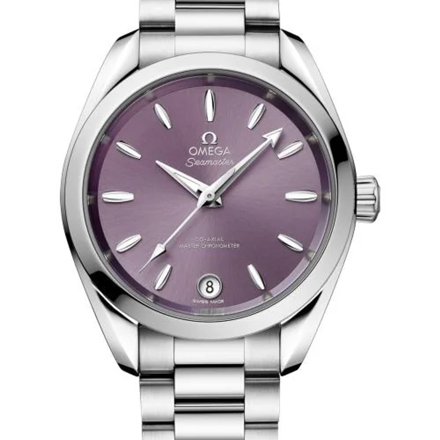 Omega Seamaster Aqua Terra 220.10.34.20.10.002 (2026) - Paars wijzerplaat 34mm Staal (1/1)