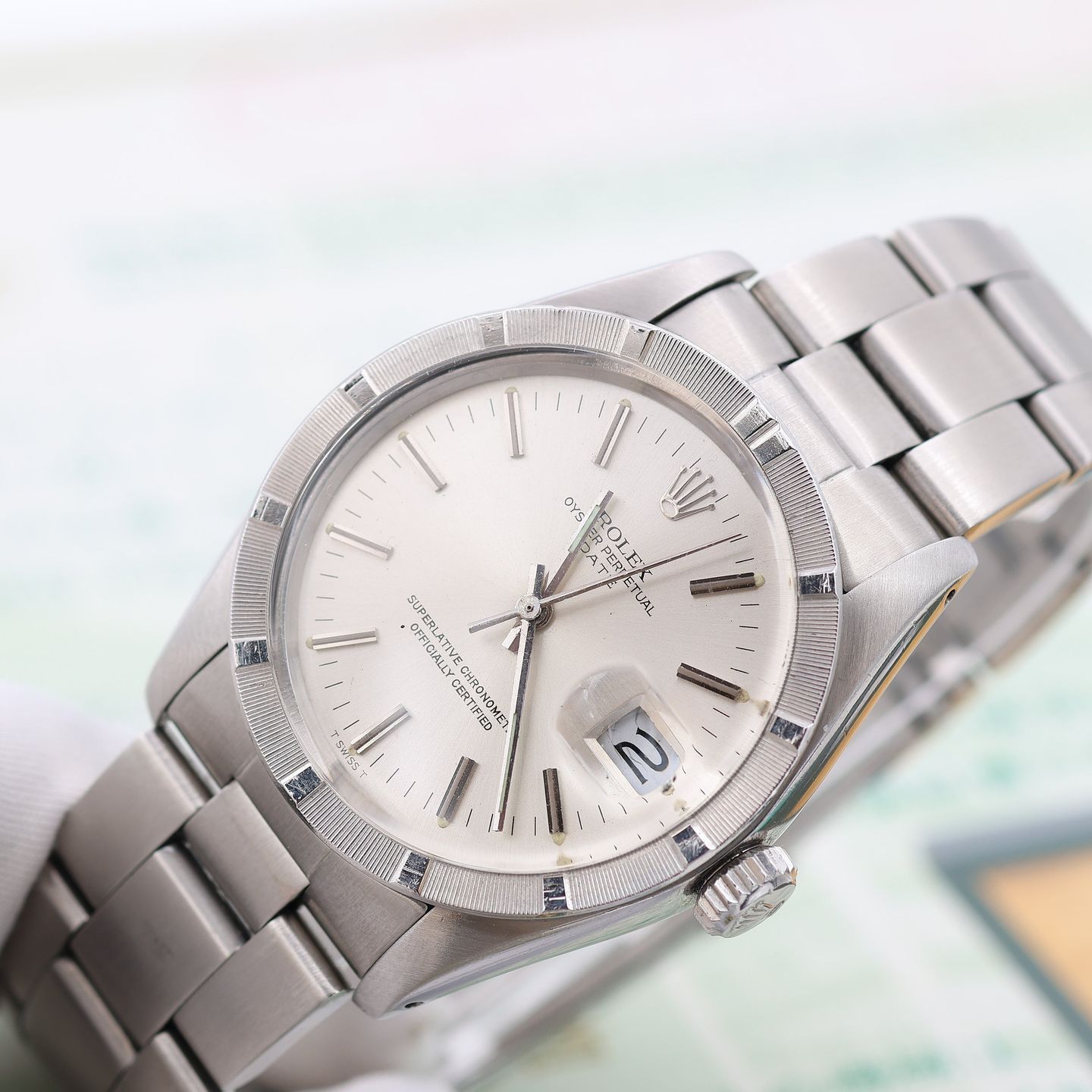 Rolex Oyster Perpetual Date 1501 (Onbekend (willekeurig serienummer)) - 34mm Staal (4/8)