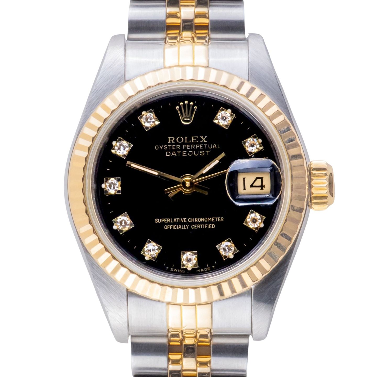 Rolex Lady-Datejust 69173 (1988) - 26mm Goud/Staal (3/8)