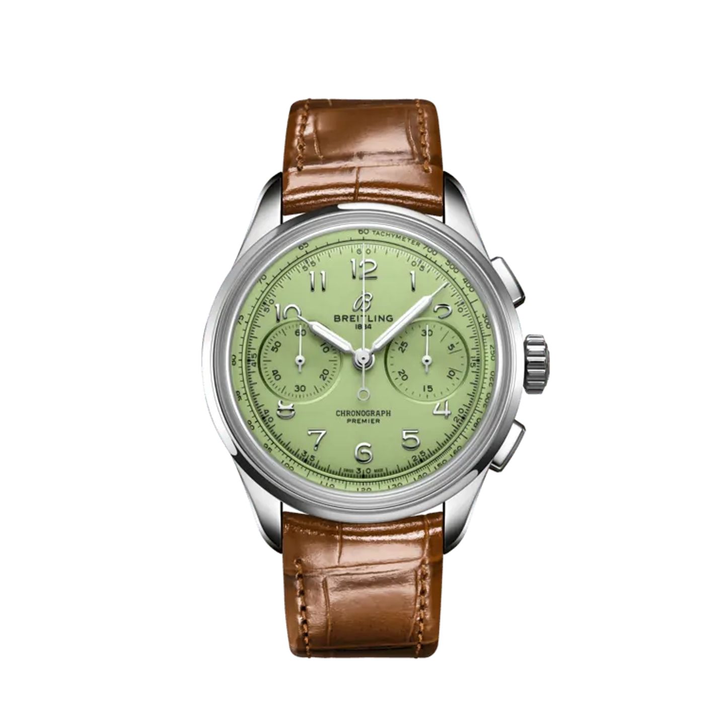 Breitling Premier AB0930D31L1P1 (2024) - Green dial 40 mm Steel case (1/1)