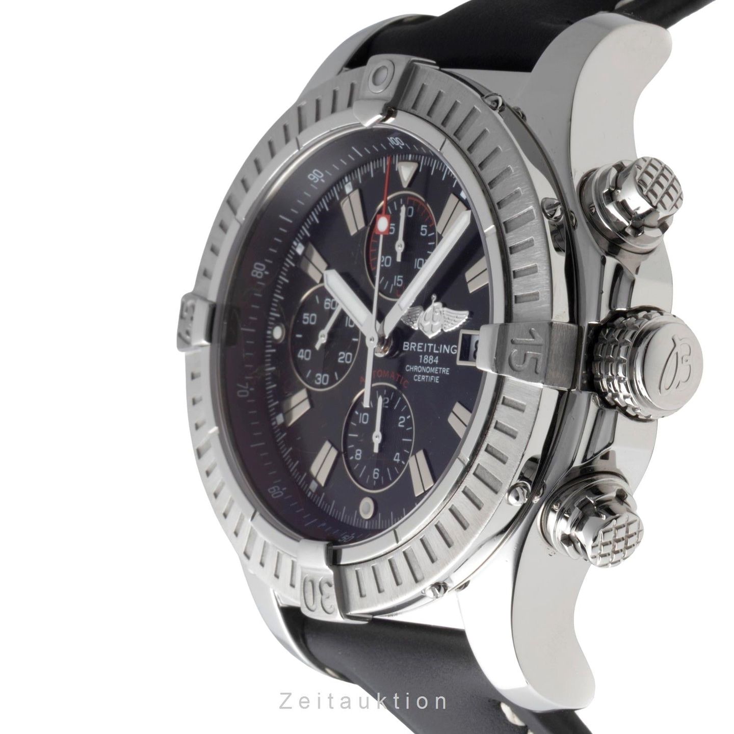 Breitling Super Avenger A1337011/B907 (Unknown (random serial)) - Black dial 49 mm Steel case (5/8)