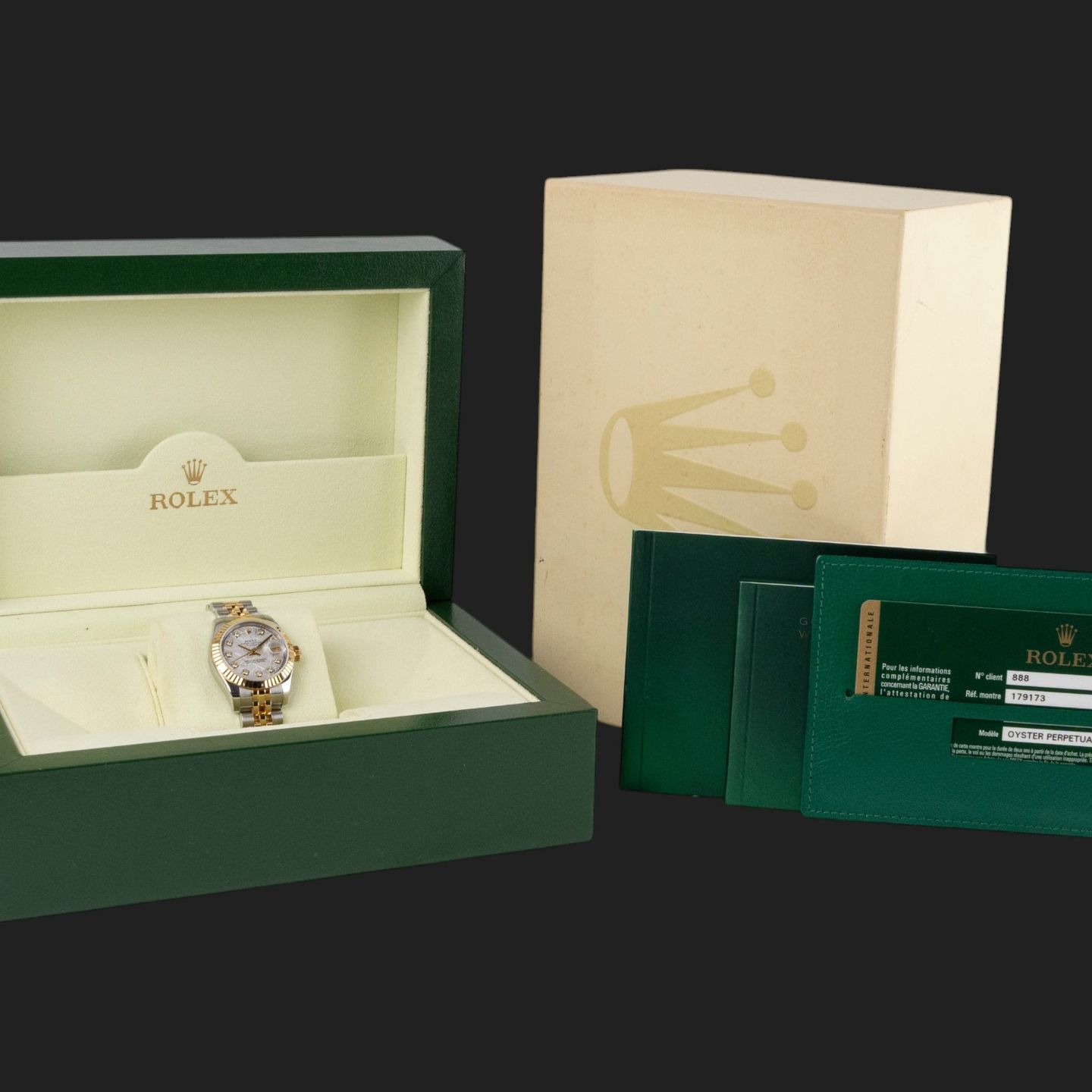 Rolex Lady-Datejust 179173 (2015) - 26mm Goud/Staal (8/8)