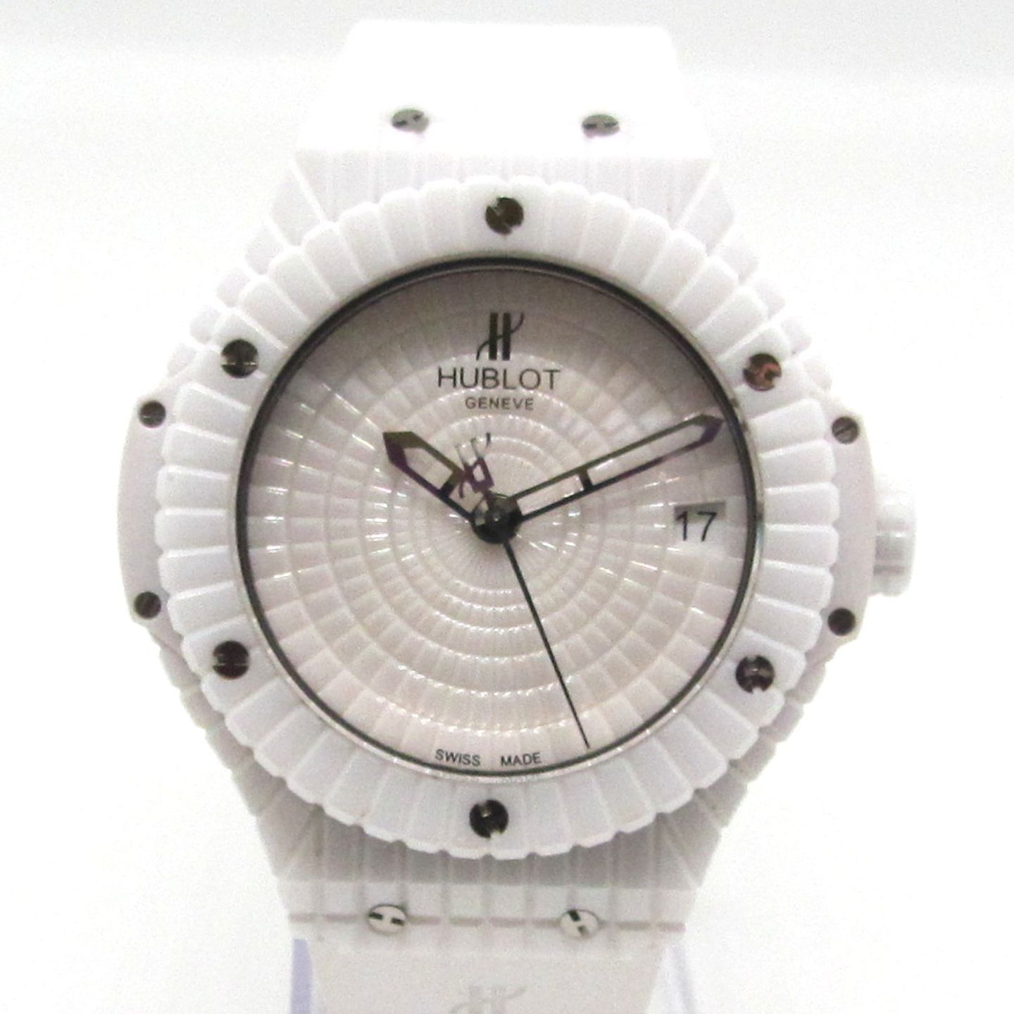 Hublot Big Bang Caviar 346.HX.2800.RW (Unknown (random serial)) - White dial 41 mm Ceramic case (1/6)