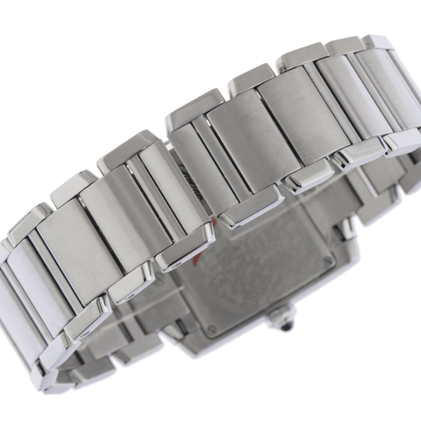 Cartier Tank Française 2301 (1998) - White dial 25 mm Steel case (7/7)