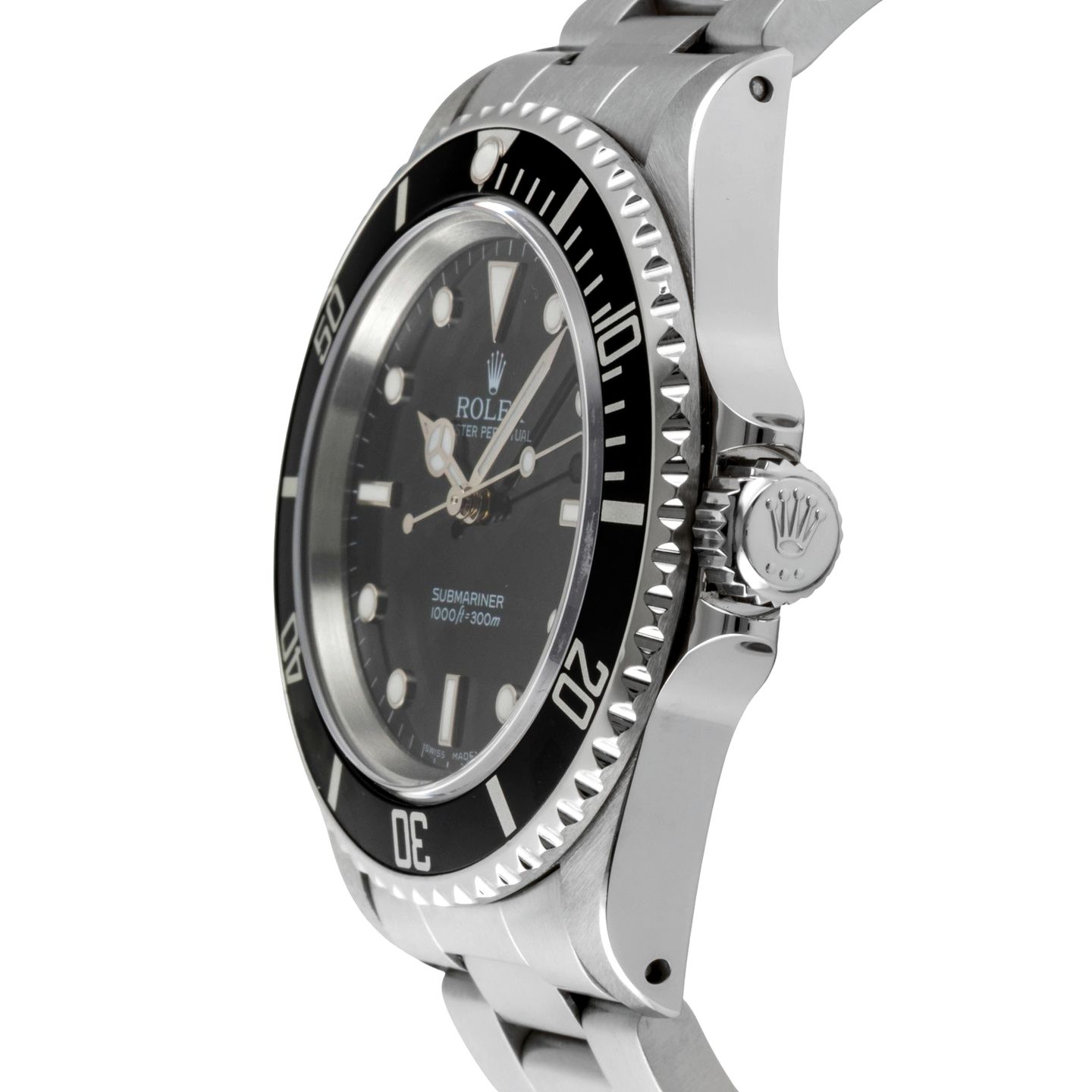 Rolex Submariner No Date 14060 (1996) - Black dial 40 mm Steel case (6/8)