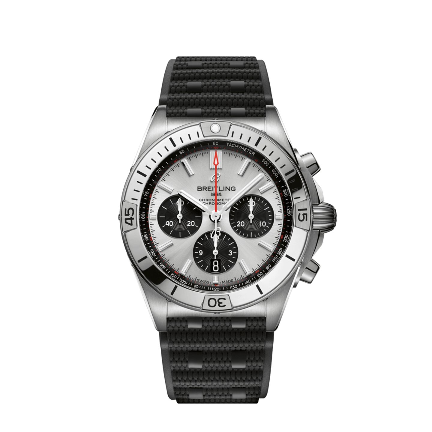 Breitling Chronomat 42 AB0134101G1S2 (2024) - Zilver wijzerplaat Onbekend Staal (1/1)