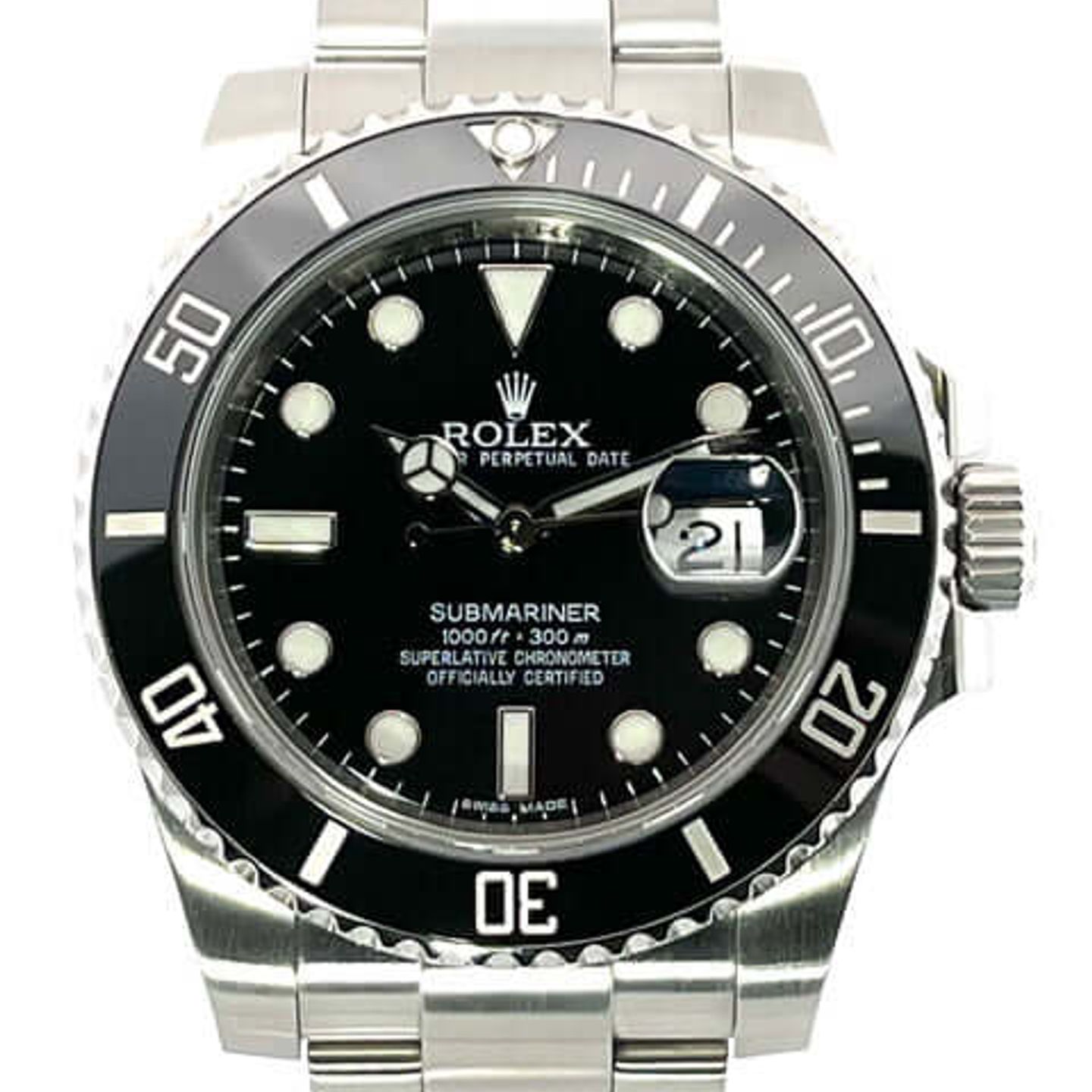 Rolex Submariner Date 116610LN (2011) - 40mm Staal (1/8)