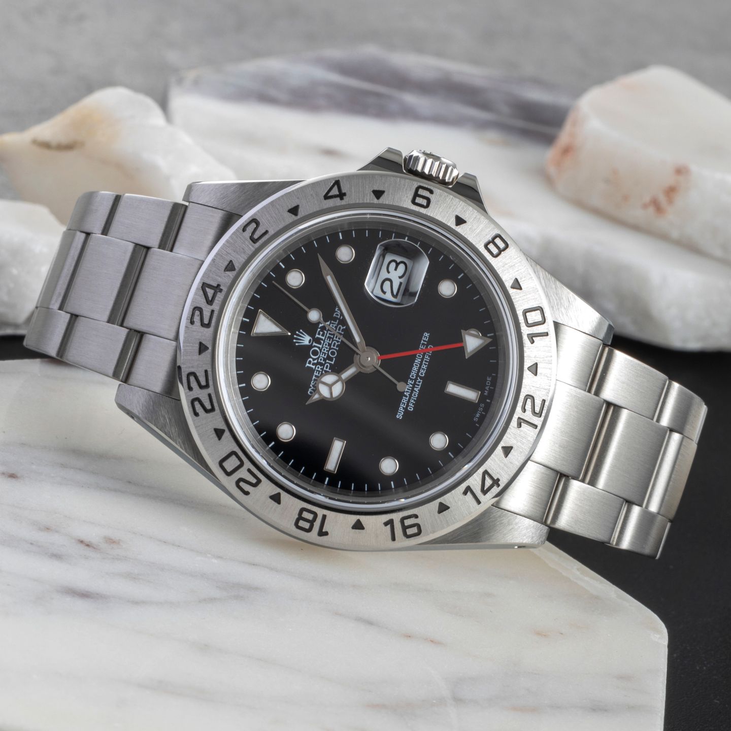 Rolex Explorer II 16570 (Unknown (random serial)) - 40 mm Steel case (2/8)
