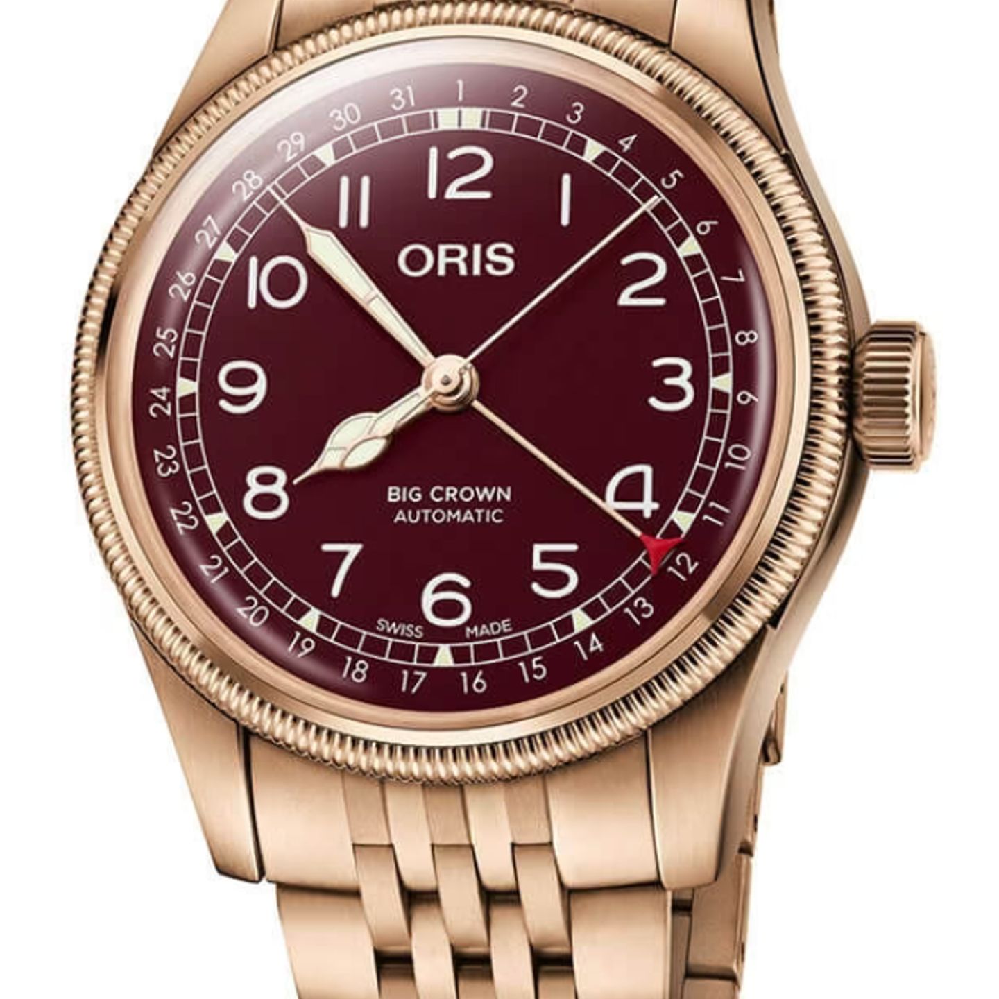 Oris Big Crown Pointer Date 01 754 7741 3168-07 8 20 01 (2024) - Red dial 40 mm Bronze case (1/1)