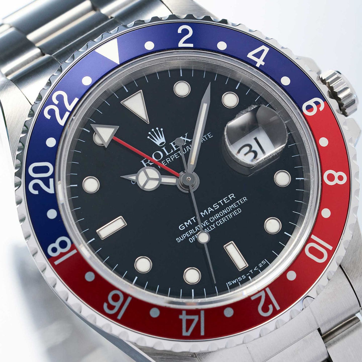 Rolex GMT-Master 16700 (1997) - Black dial 40 mm Steel case (1/8)