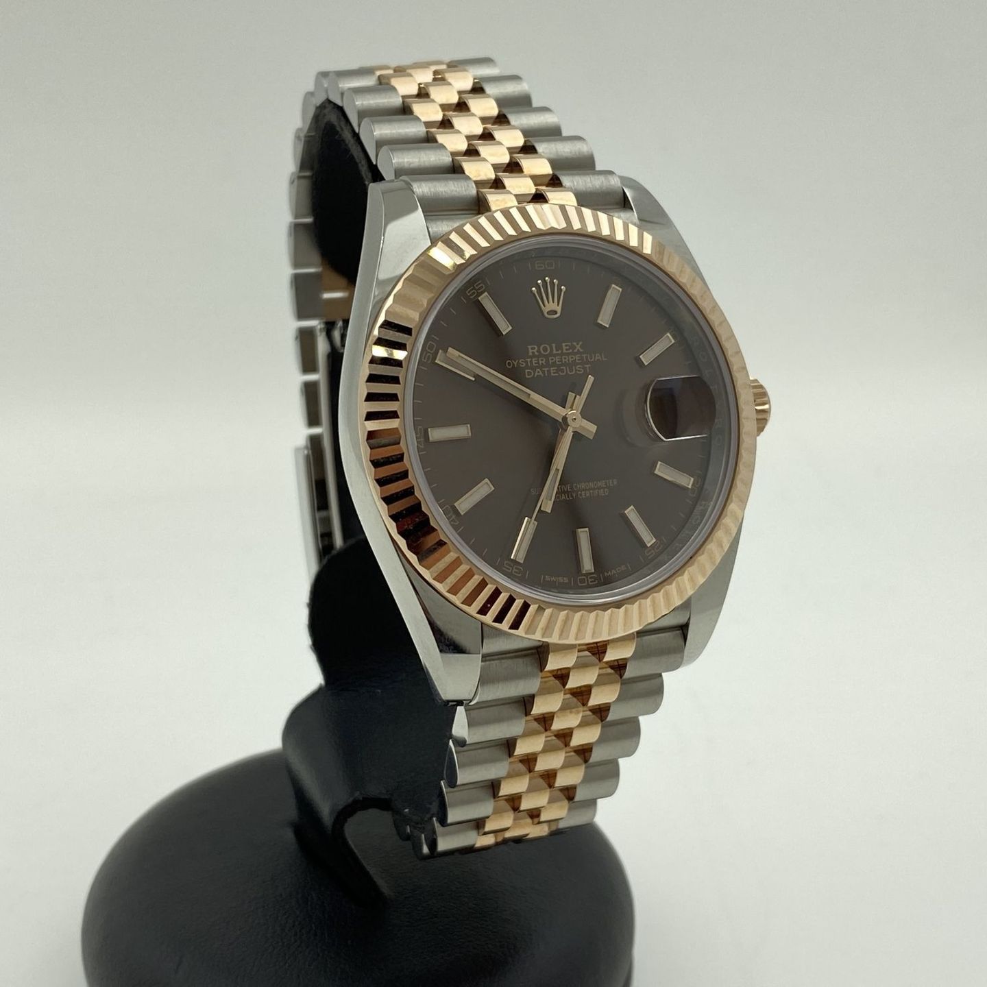 Rolex Datejust 41 126331 (2020) - Brown dial 41 mm Gold/Steel case (1/1)